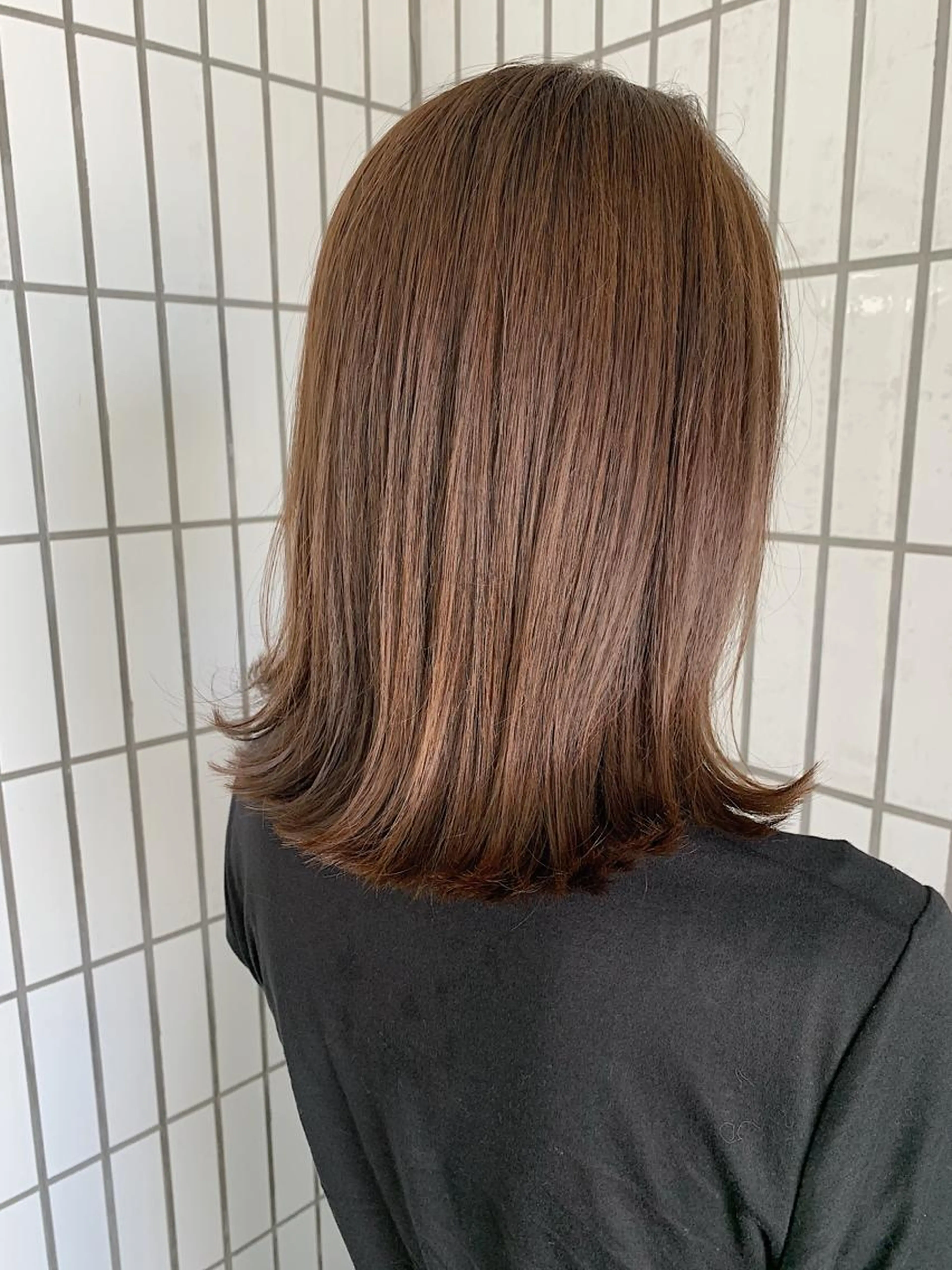 【平日限定】🌱カット＋透明感あるカラー(赤みを抑えた)＋クイックトリートメント(2stepトリートメント)の写真