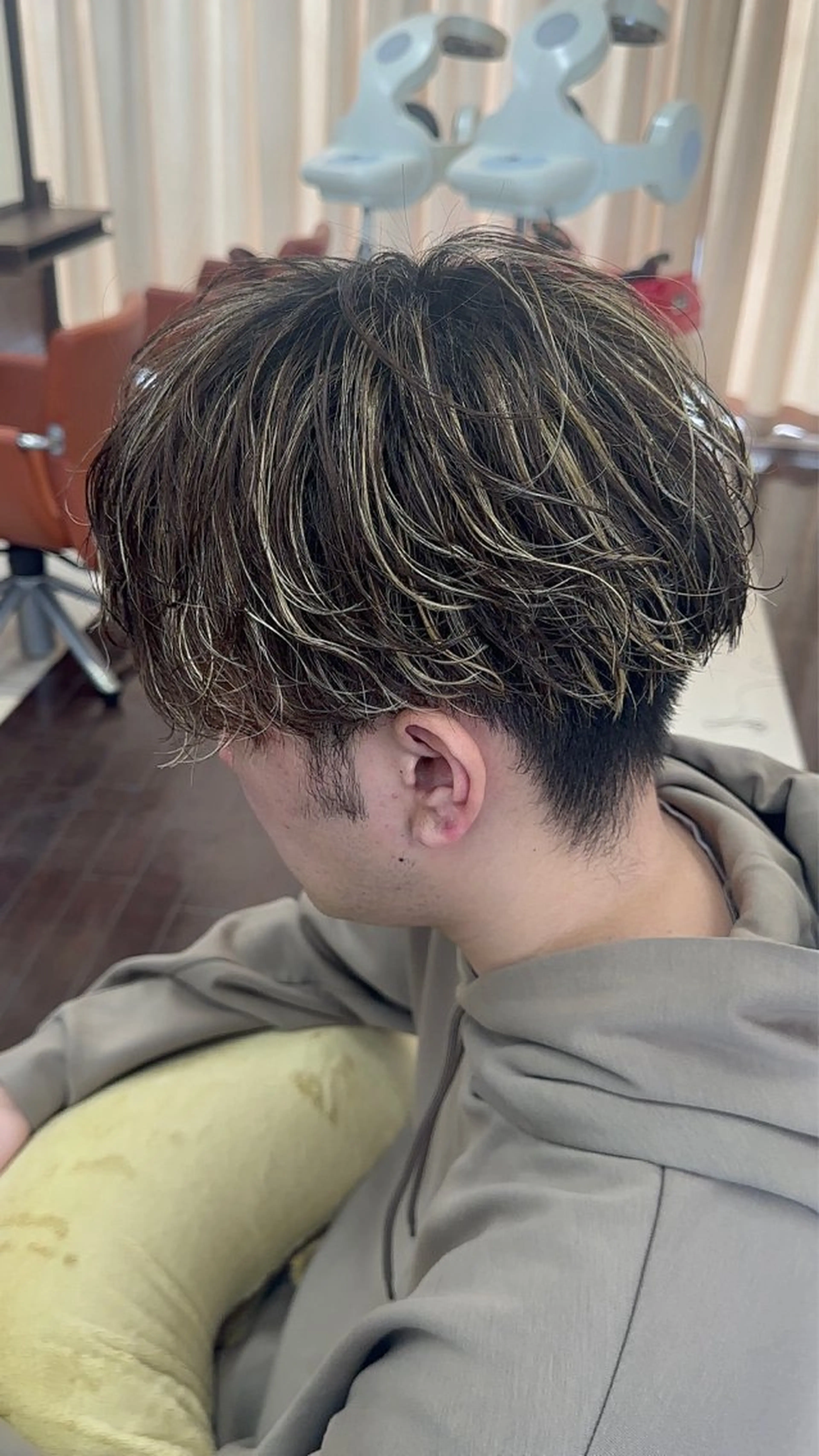 ショート カラー パーマ メンズ カット パーマ ヘアセット 毎月230人担当/ メンズヘア/清和武虎のヘアスタイル