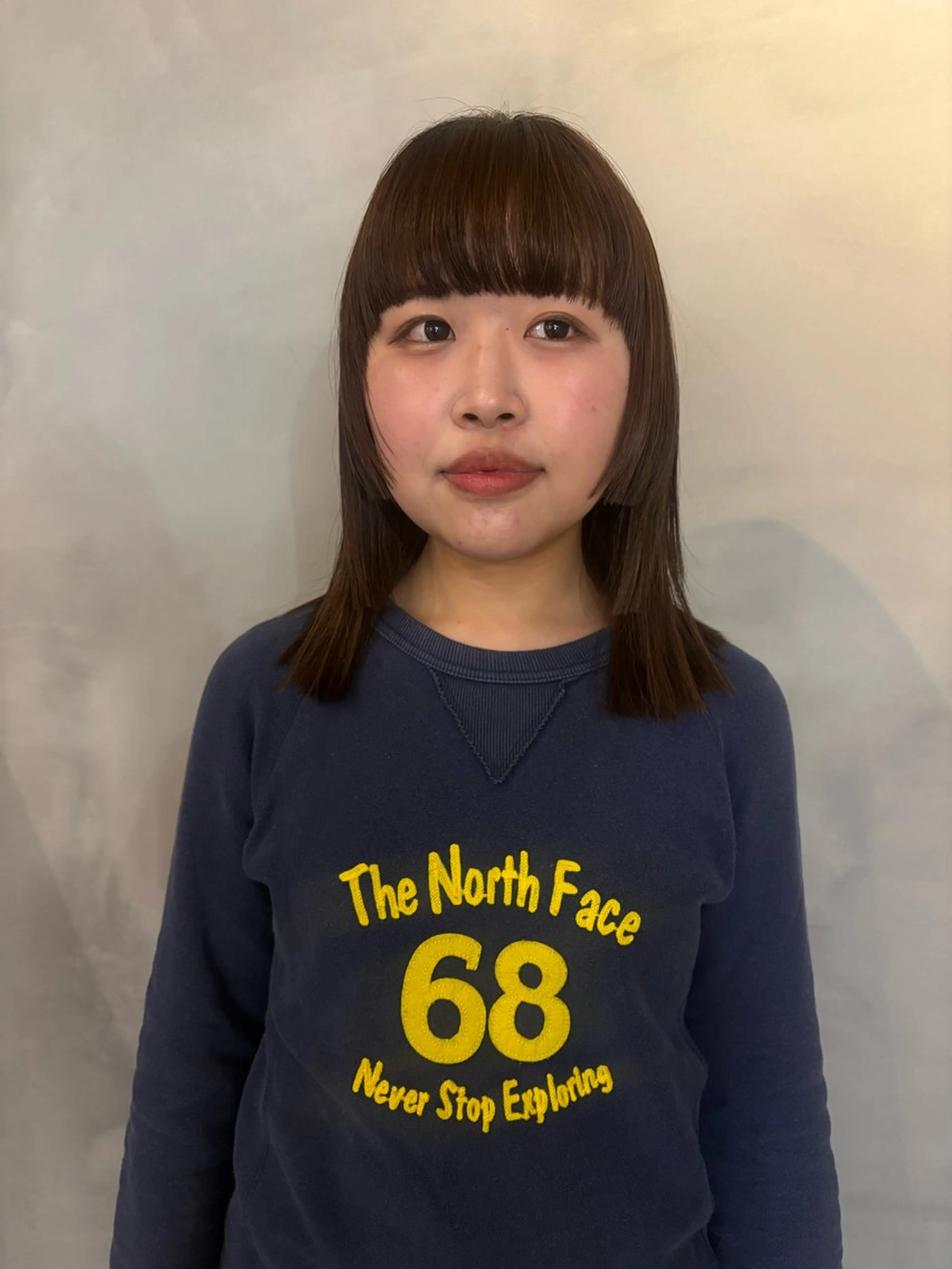 ミディアム hanaka カット モデル募集中のヘアスタイル