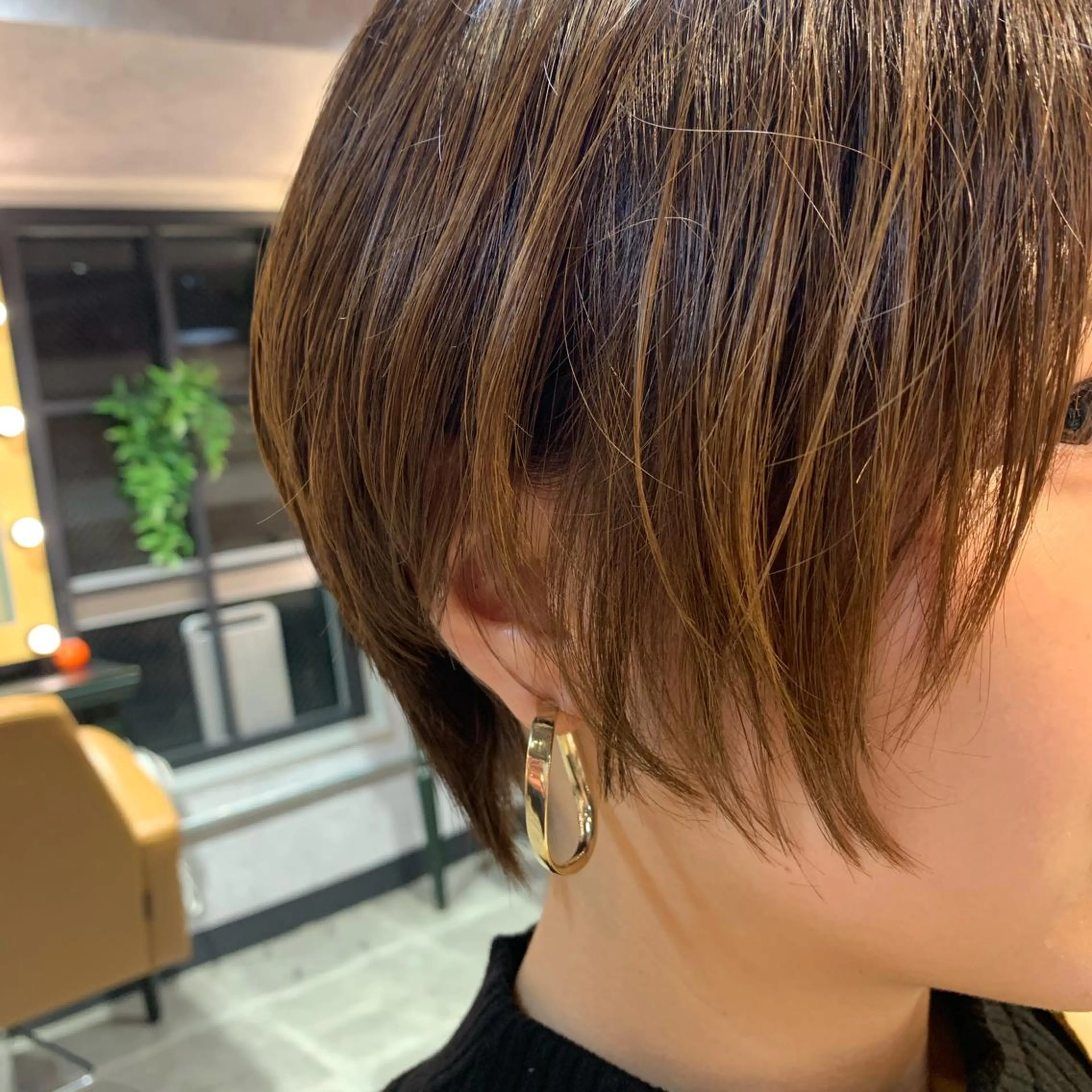 ショート カット ヘアカラー トリートメント 縮毛/ショート/ ボブ/レイヤー/小原のヘアスタイル