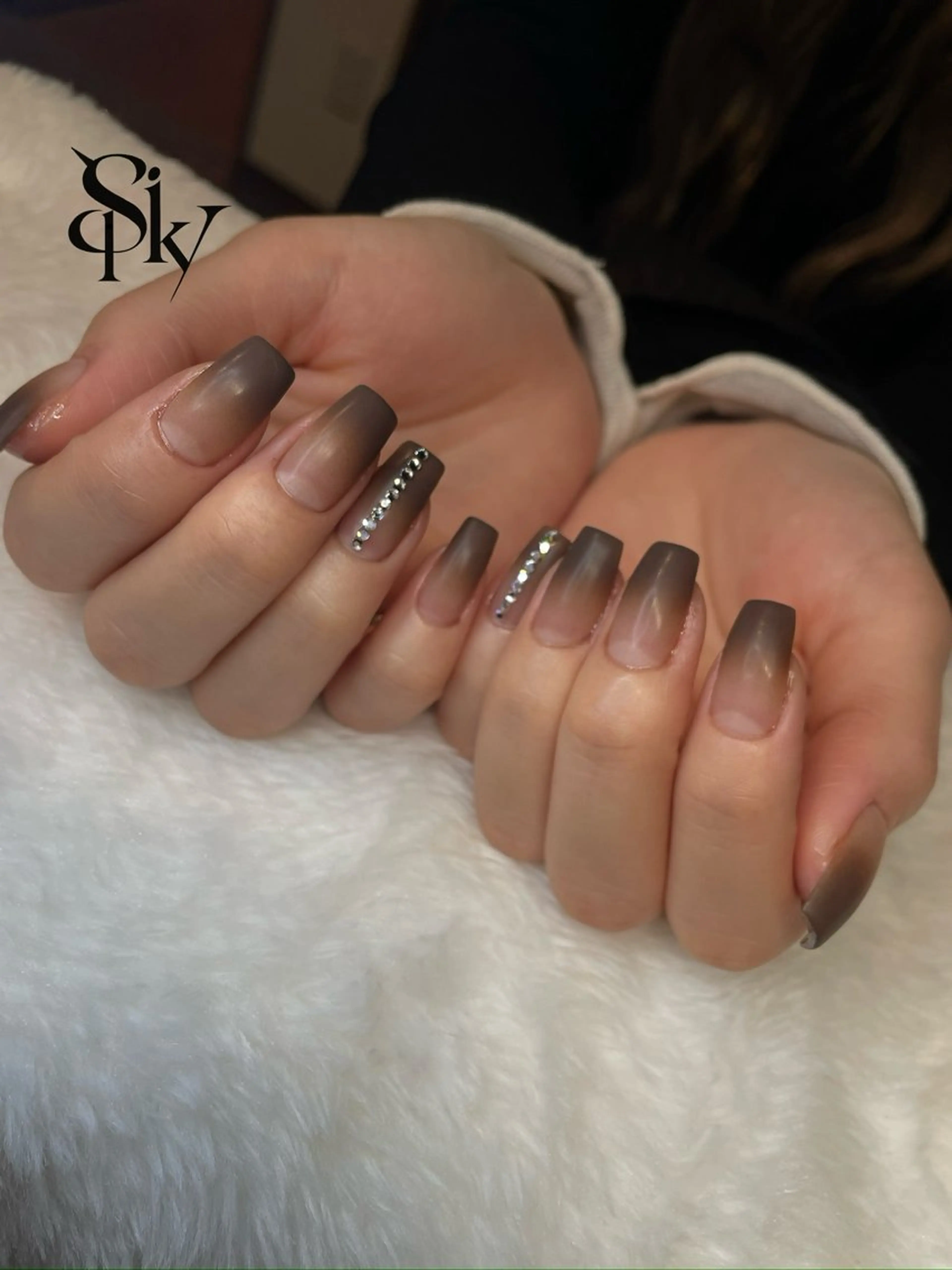 ネイル ハンドネイル Spiky とうげ ふうかのネイルデザイン