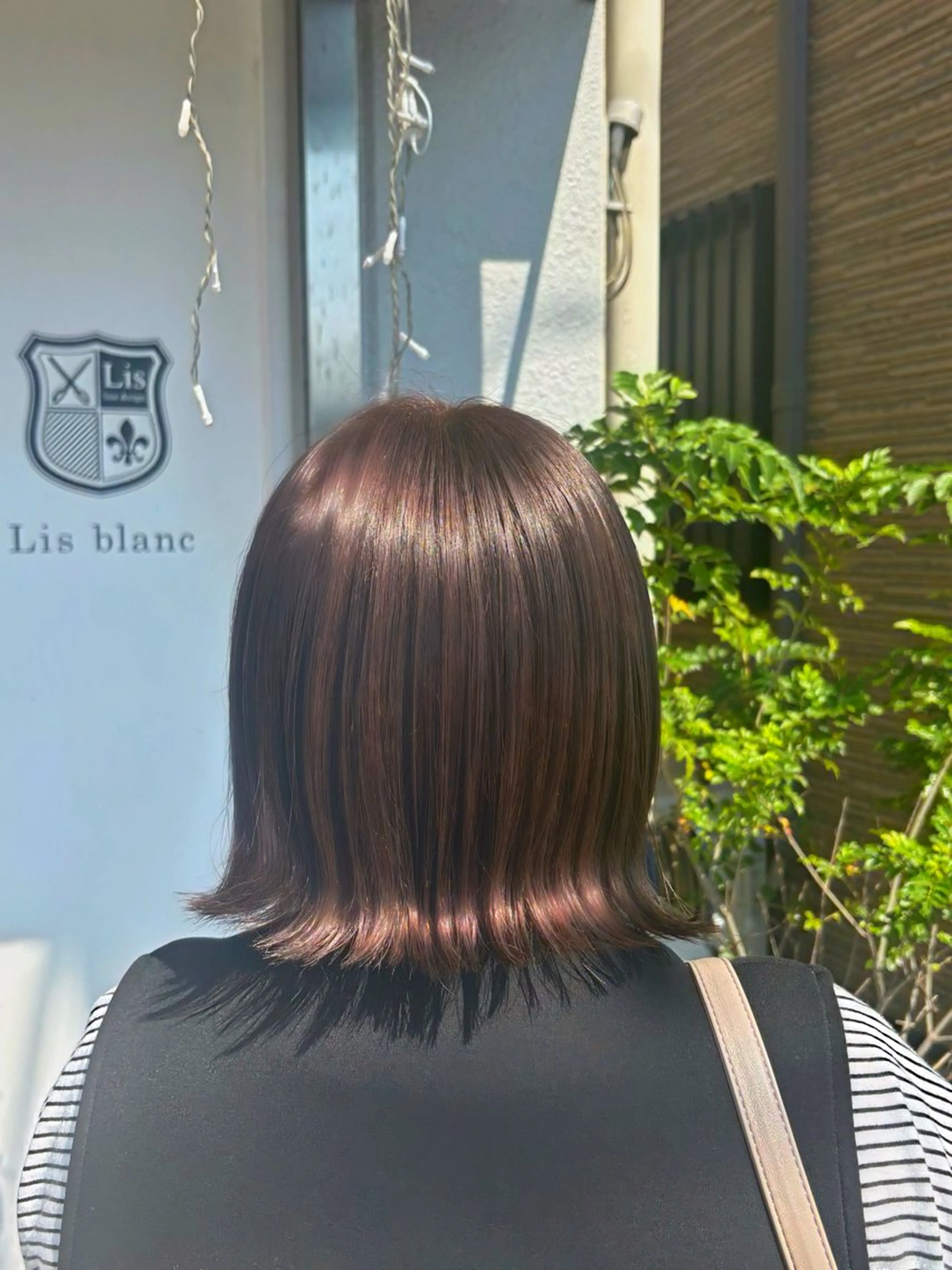 カラー ボブ Lis blanc所属・はらだここか/メンズ カットモデル募集中のヘアスタイル