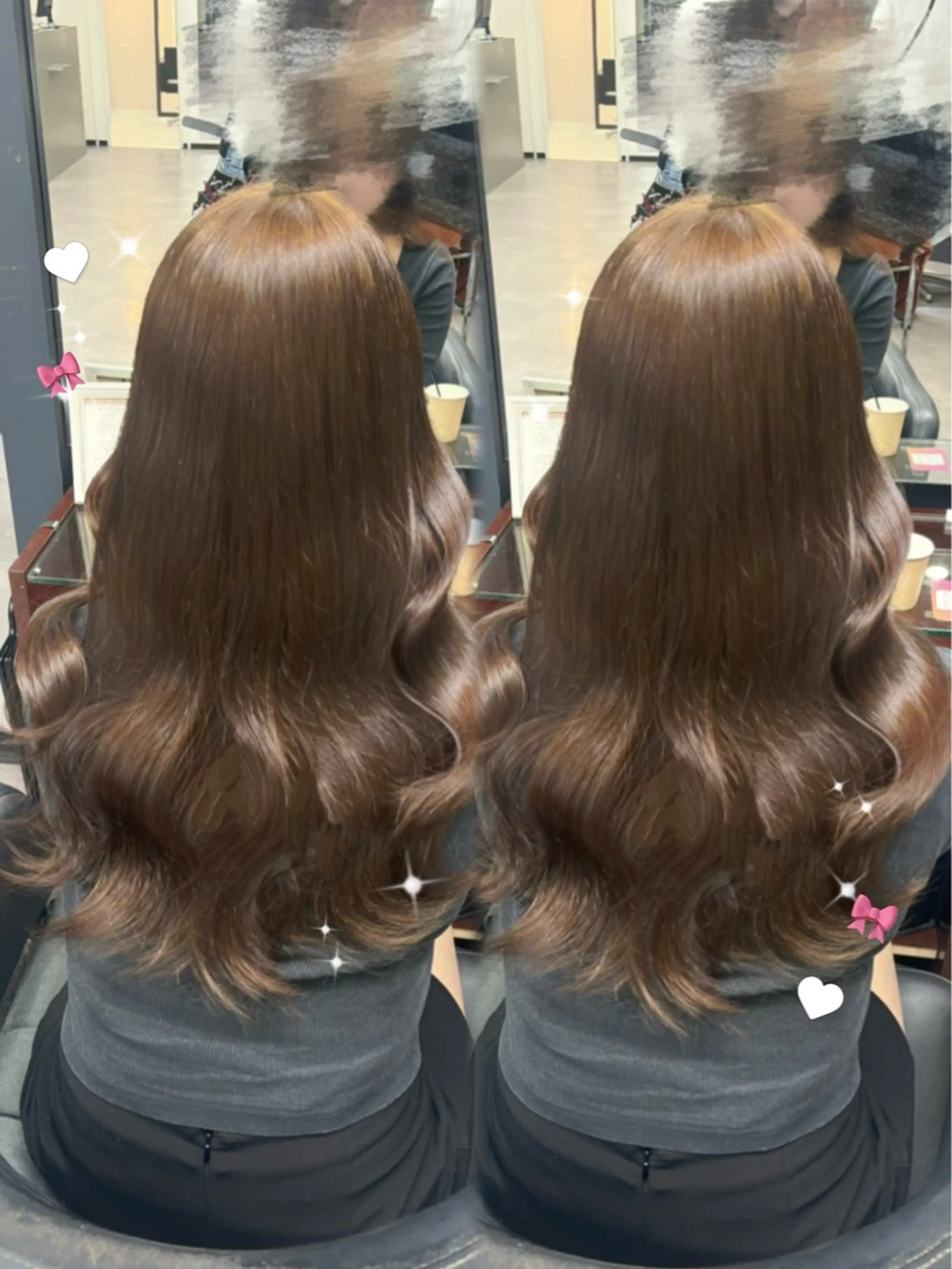 カラー ブリーチ ダブルカラー ブリーチなしカラー OZ梅田♡ ゆはなブリーチのヘアスタイル