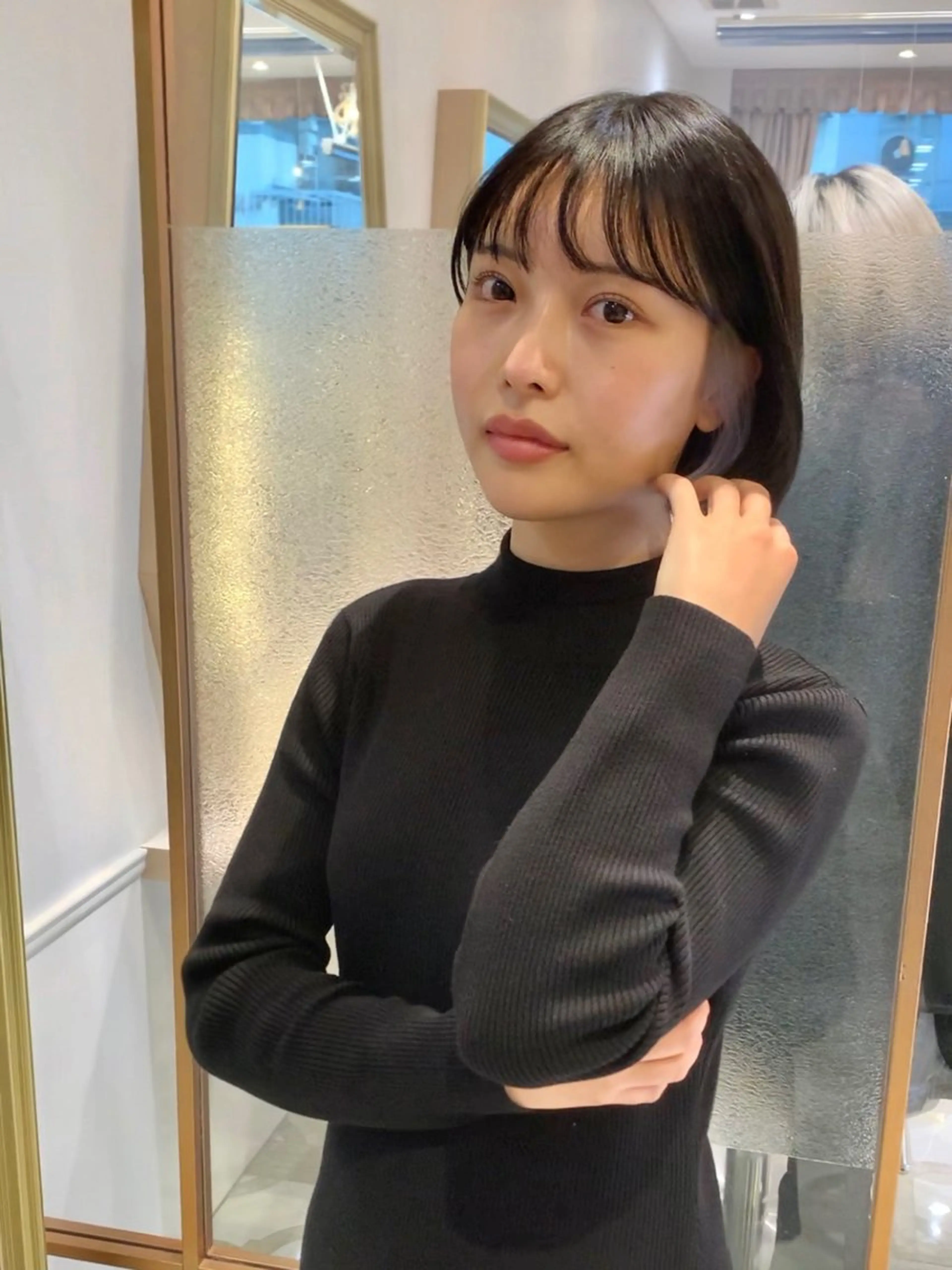 ショート カット ヘアカラー トリートメント 《褒められる》 透明感カラー/小嶋のヘアスタイル