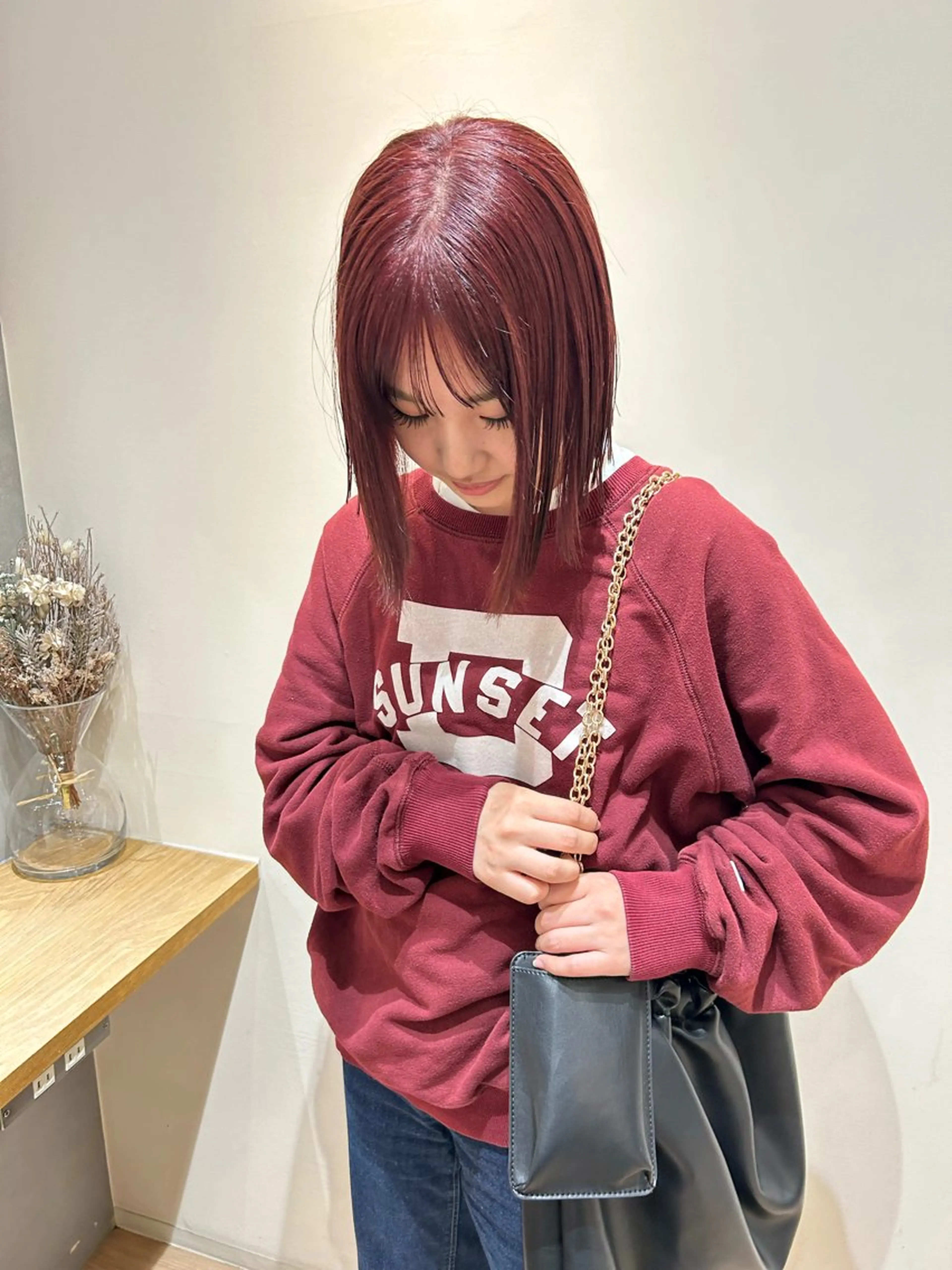 迷ったらコレ❕深みのあるツヤ感暖色カラー🧶🍁の写真