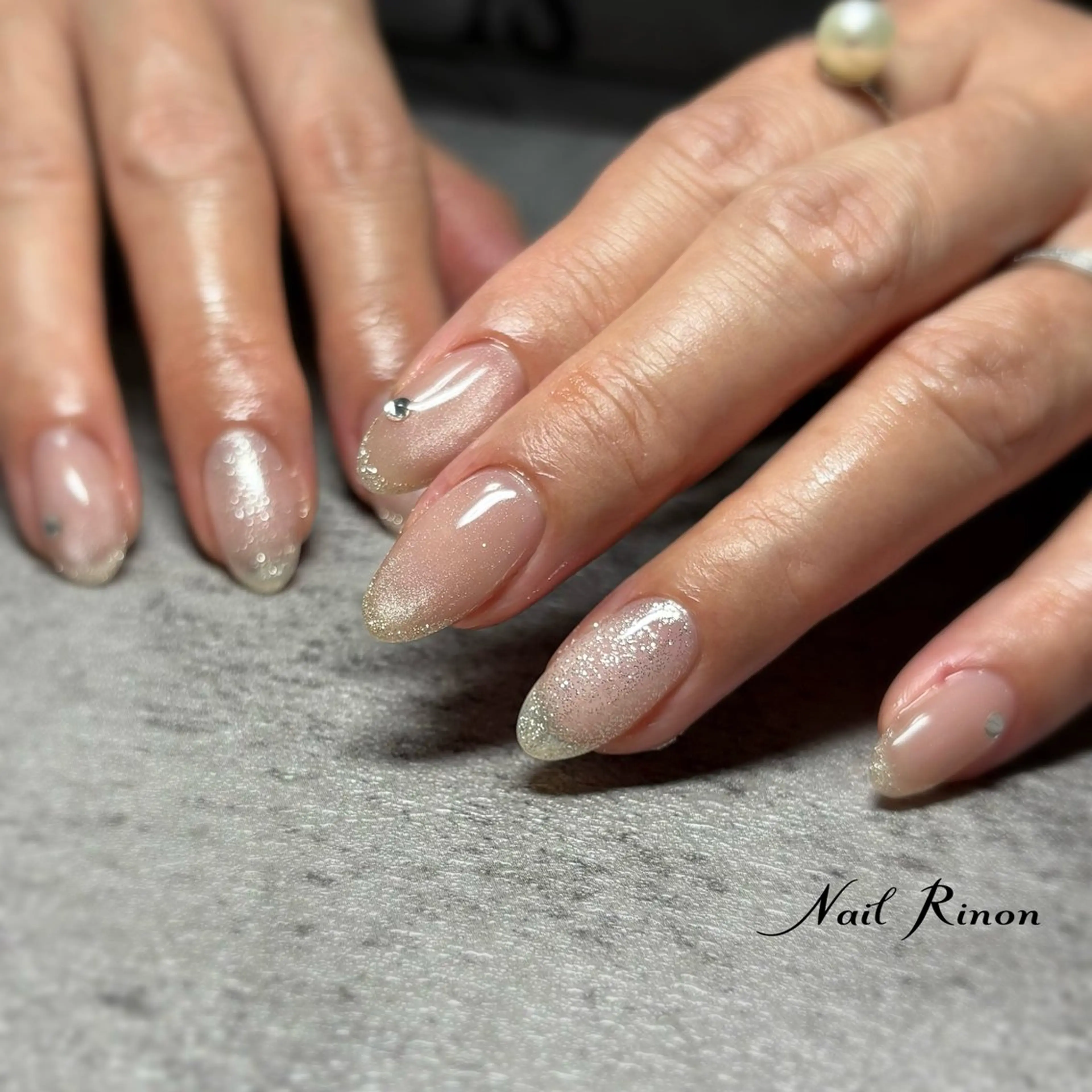 ネイル オフィスネイル ハンドネイル Nail Rinonのネイルデザイン