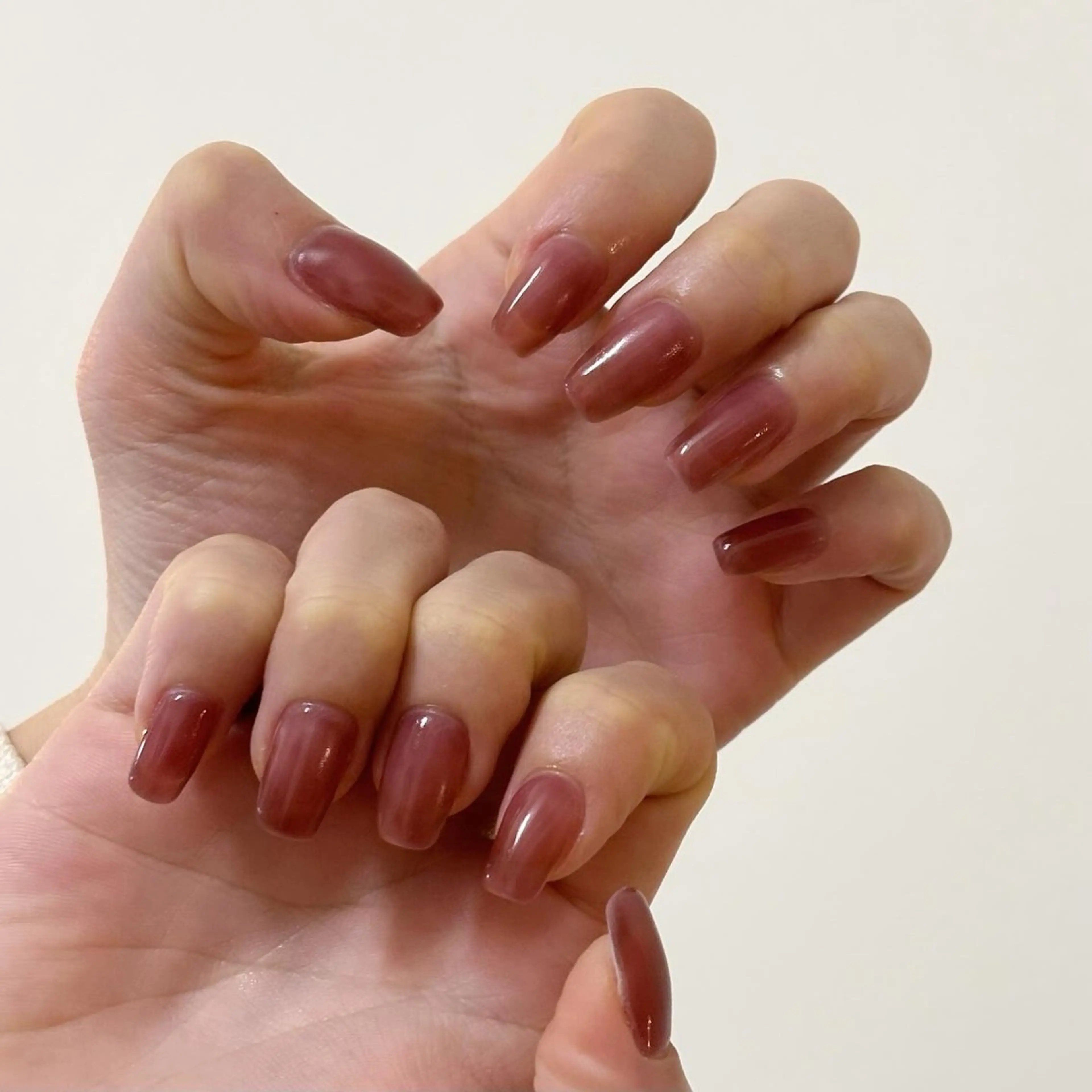 ネイル ボルドー ハンドネイル Elio所属・Elio 国泰寺のネイルデザイン