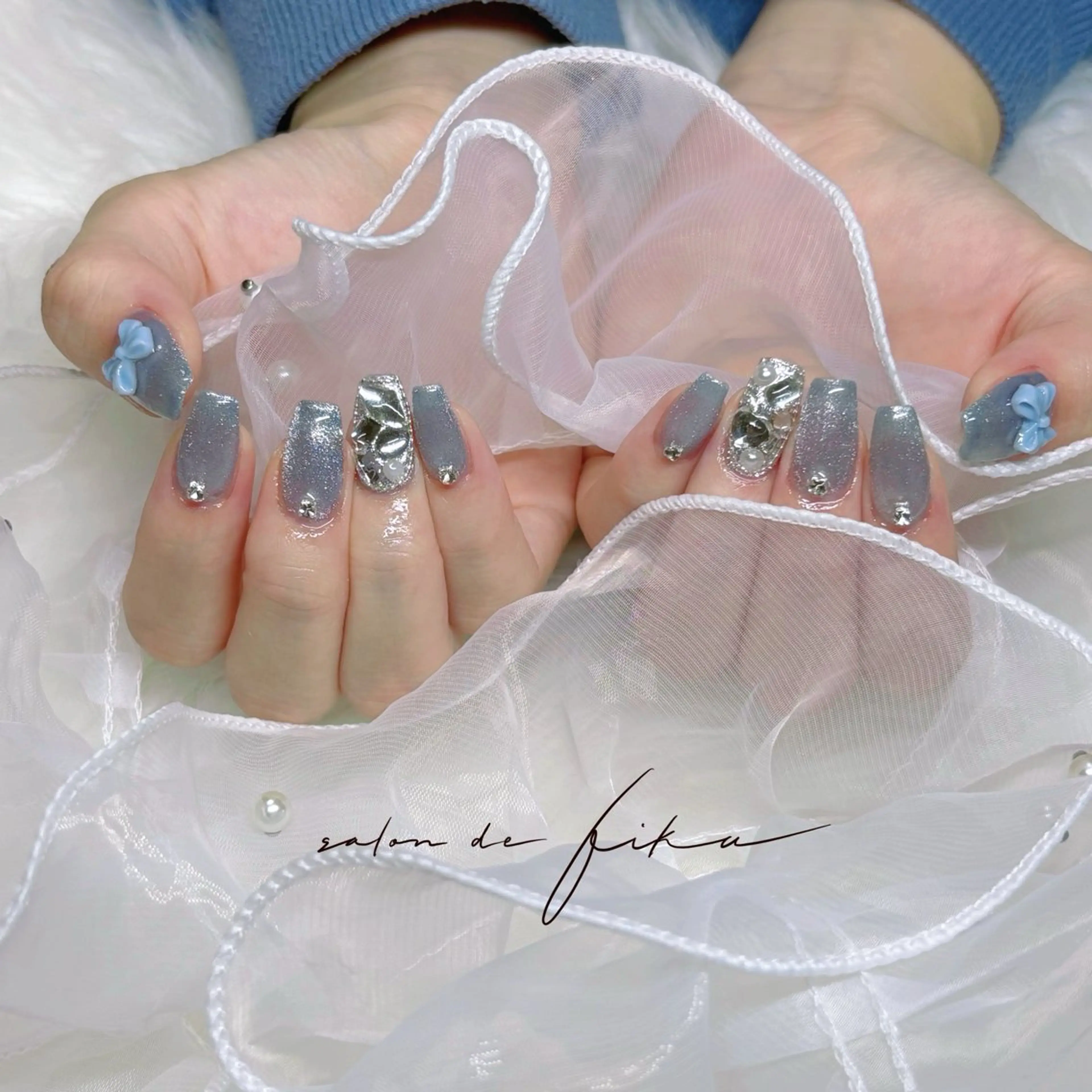 ネイル ハンドネイル 🐝TOMO🎀ིྀ 【パラジェル取扱店】のネイルデザイン