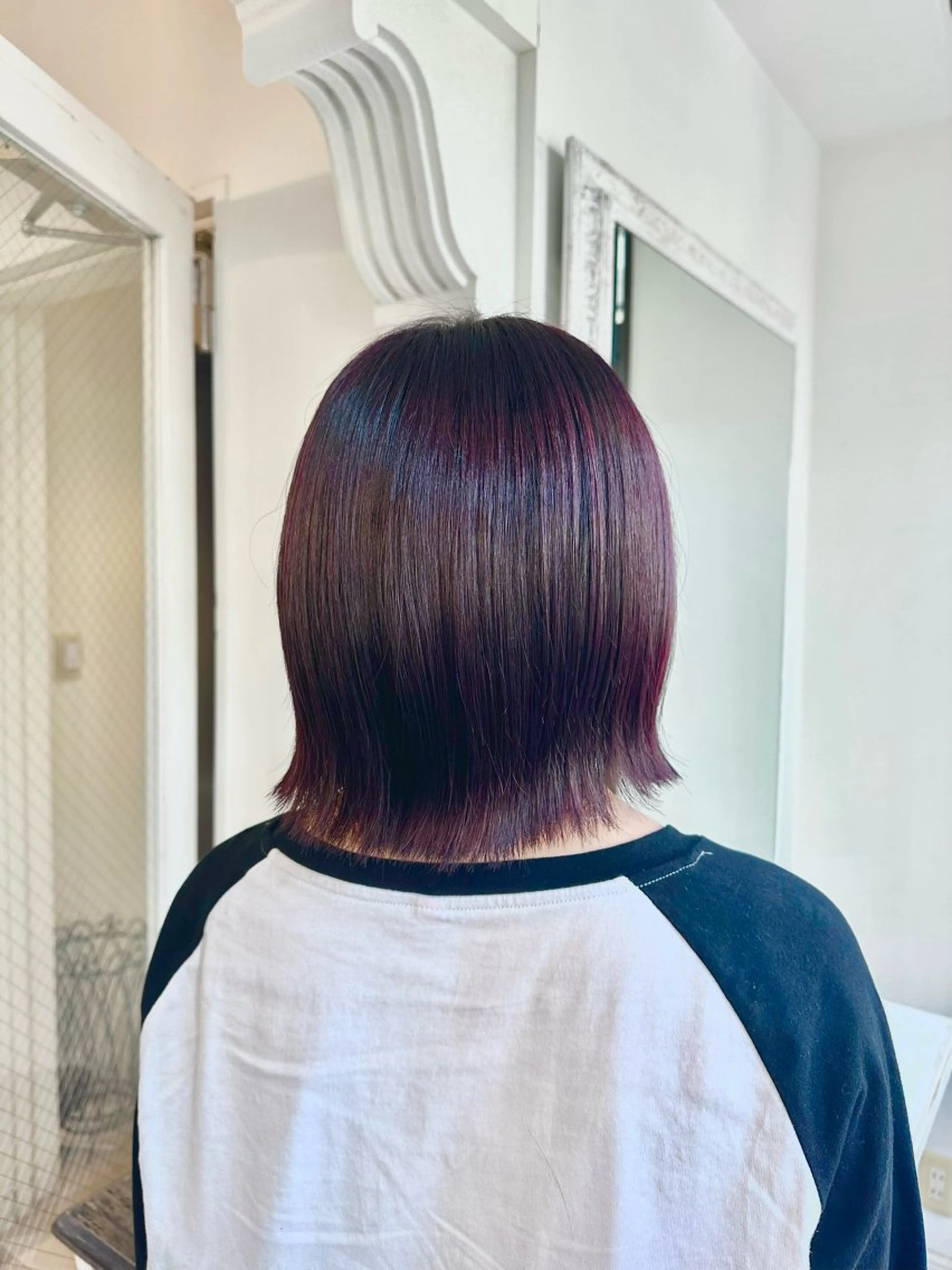 ミディアム カラー カット ヘアカラー トリートメント ヘッドスパ 髪質改善・艶髪カラー 🌷miku🌷のヘアスタイル