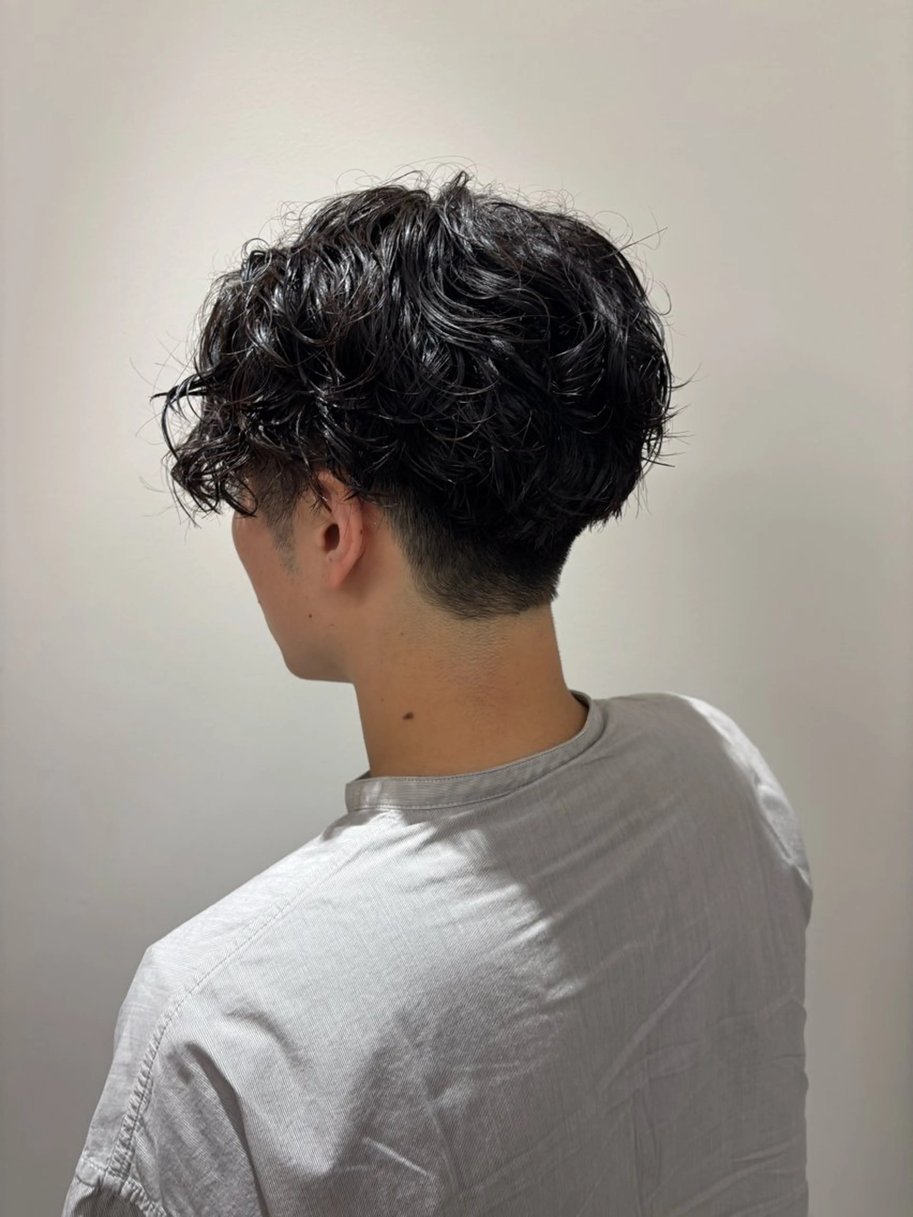 メンズ カット パーマ ミズノ アイ 🪅のヘアスタイル