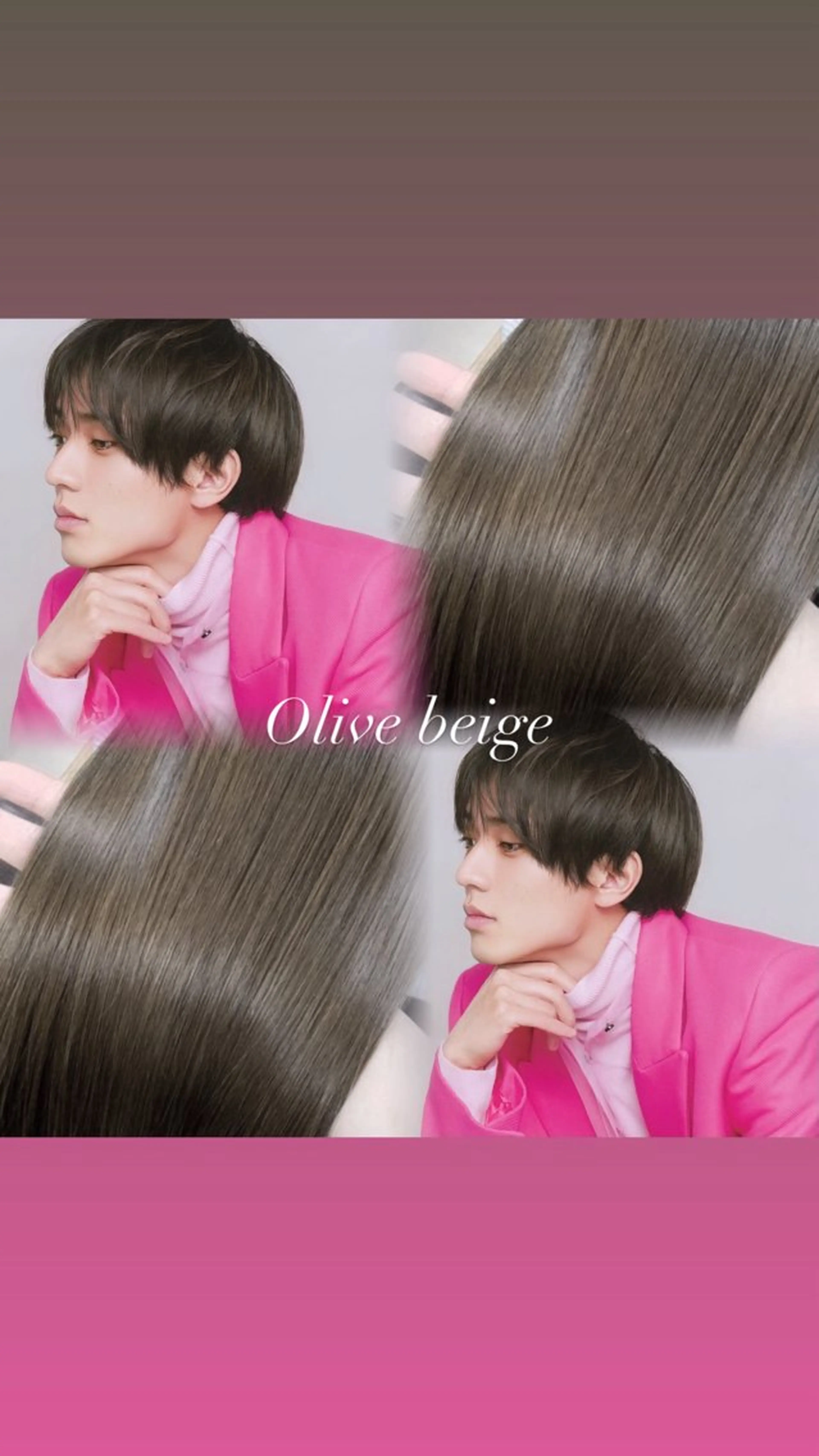 カラー メンズ メンズブリーチ ブリーチ 透明感カラー ブリーチなしカラー 透明感モテカラー🎀 ／𝐦𝐨𝐞のヘアスタイル