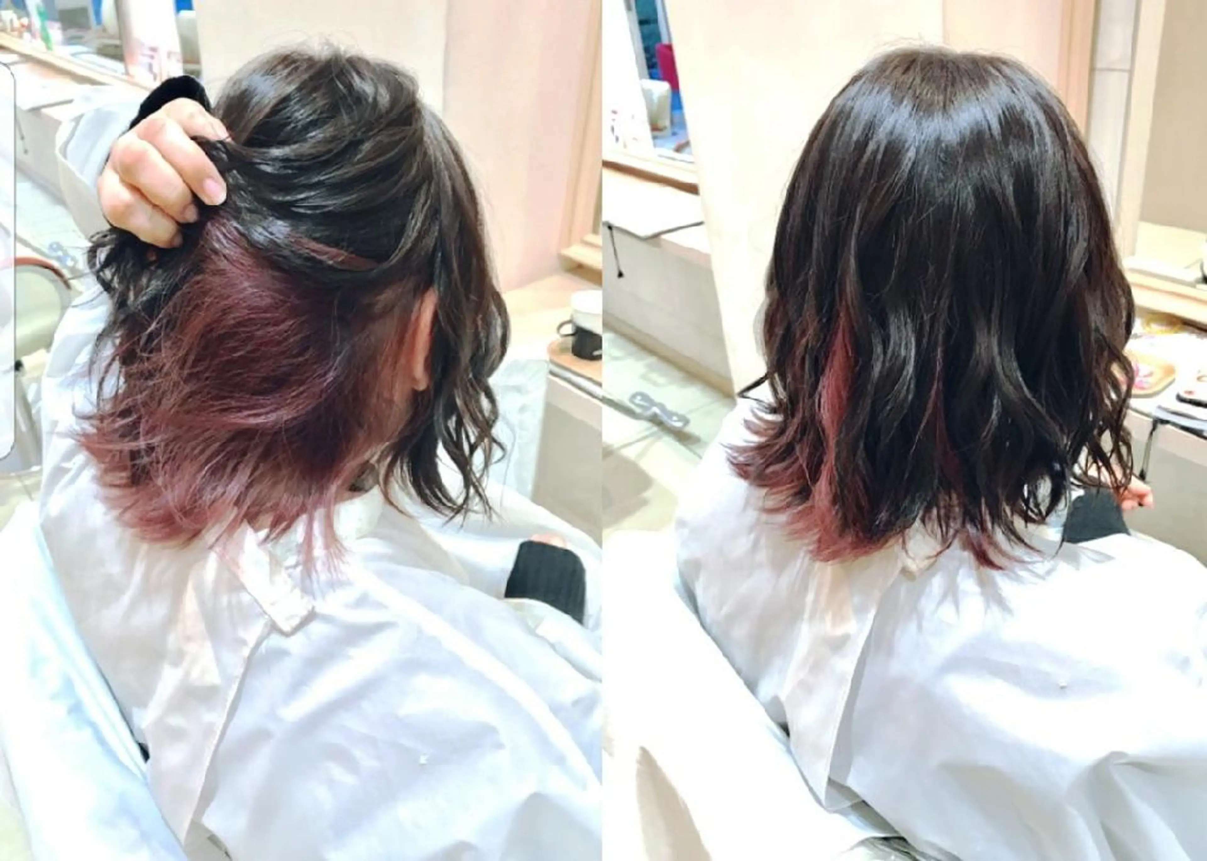 ミディアム 中村 真依のヘアスタイル