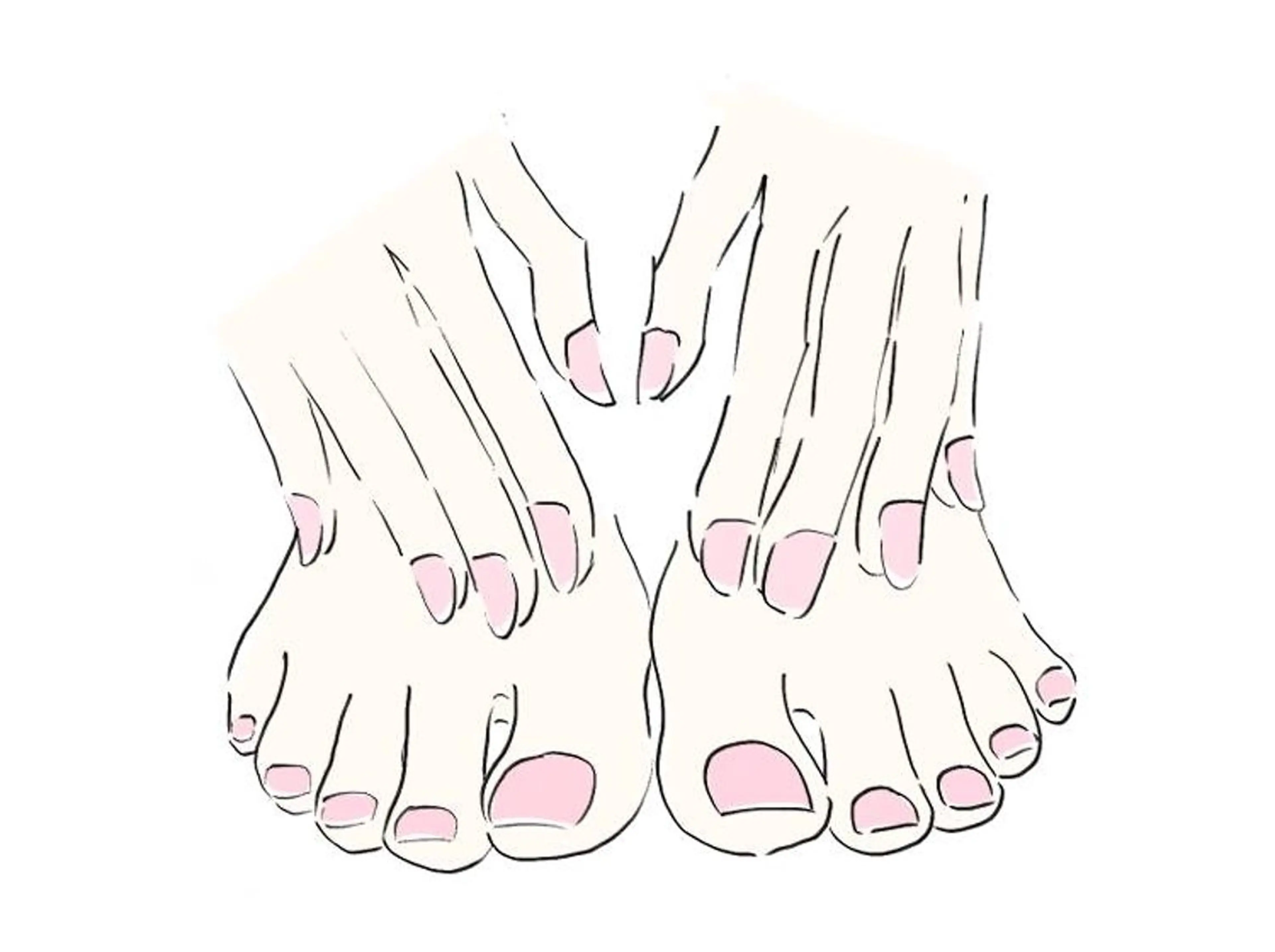 ハンド＆フットワンカラー（オフ有無どちらも🆗）の写真