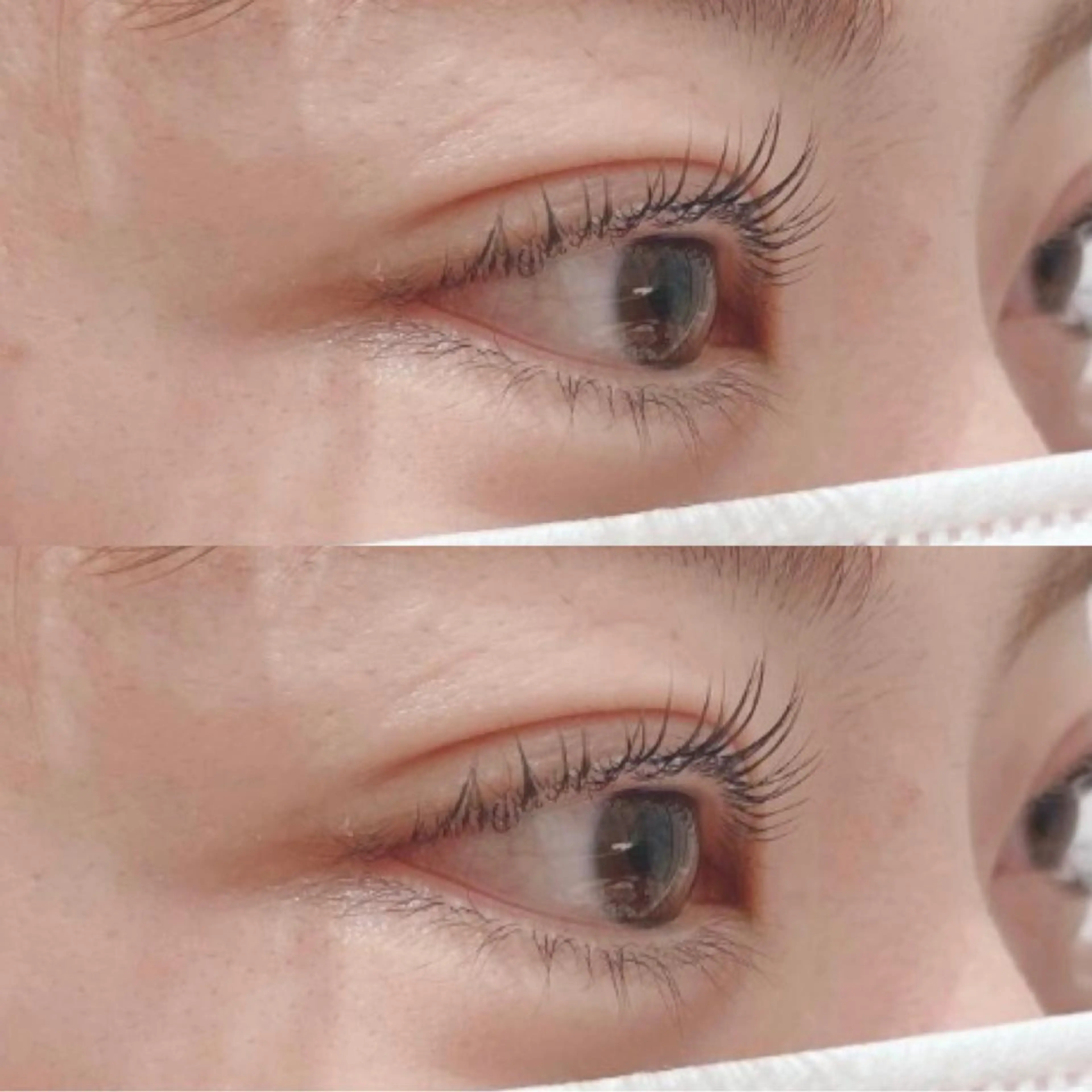 マツエク・マツパ パリジェンヌラッシュリフト あき えいみのヘアスタイル