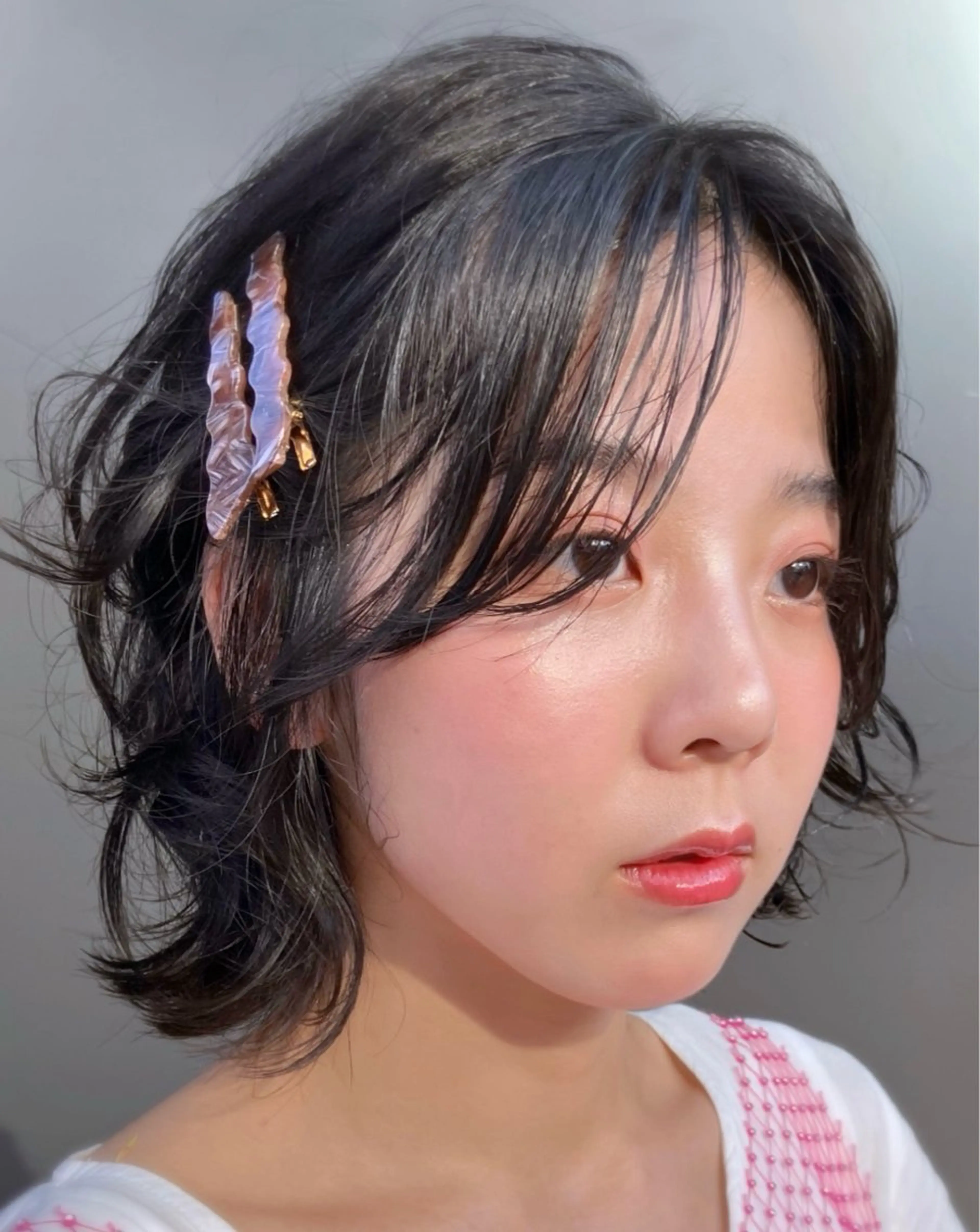 ミディアム ボブ igrek bis所属・似合わせ×透明感 カラー🤍MAOのヘアスタイル