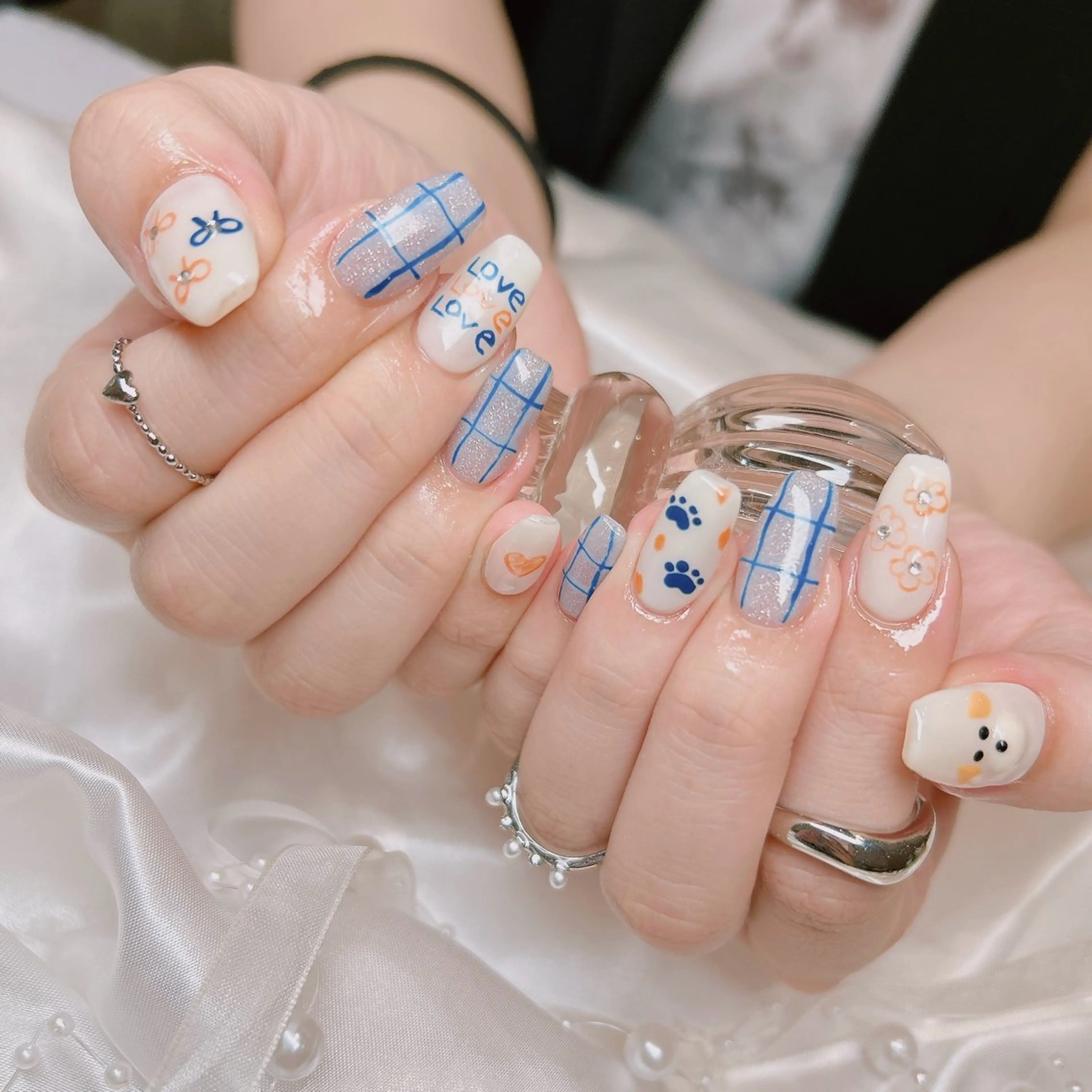 ネイル ハンドネイル junna のぞいてねのネイルデザイン