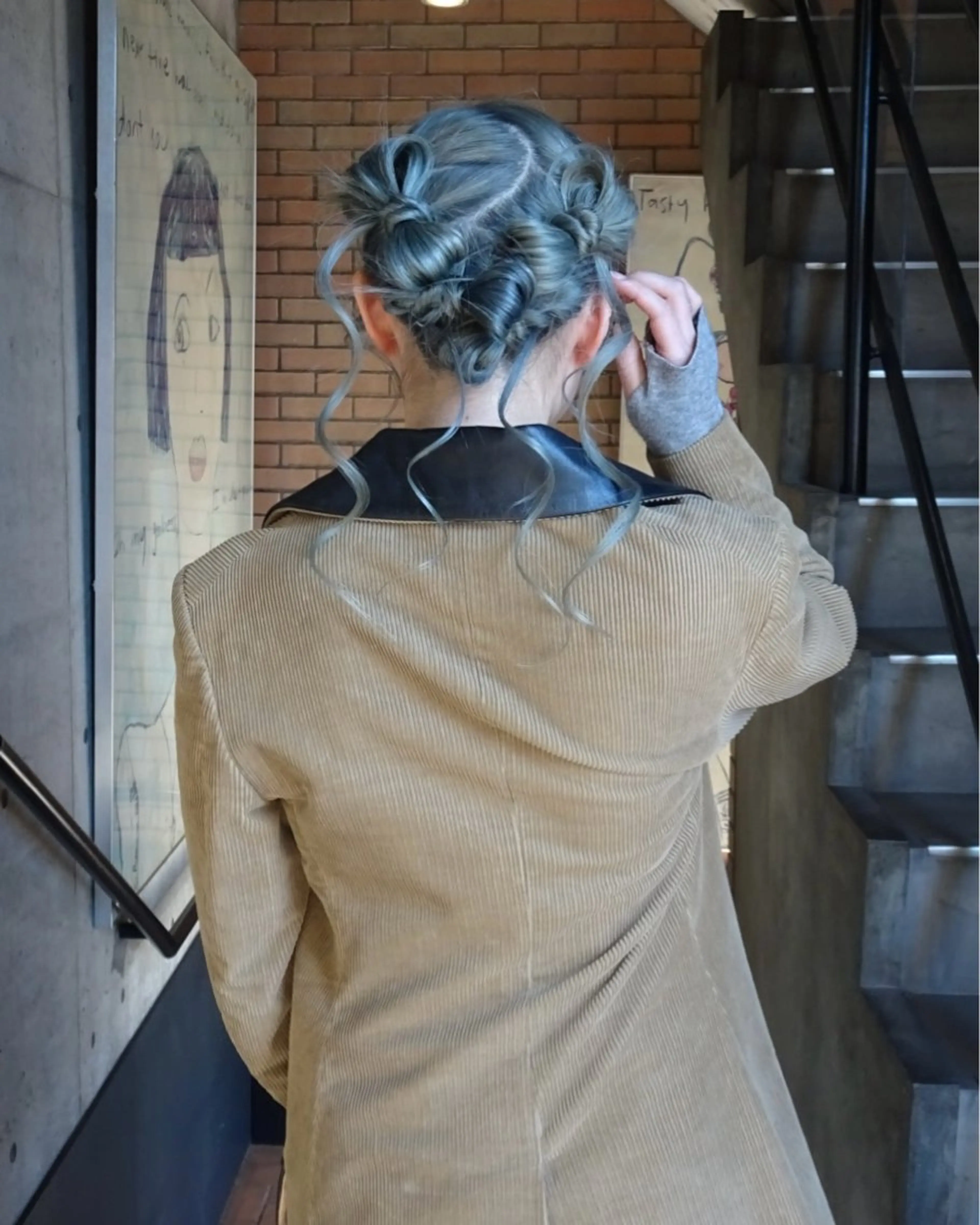 ミディアム ヘアアレンジ ヘアセット ニュアンスヘア🪡 nenekaのヘアスタイル