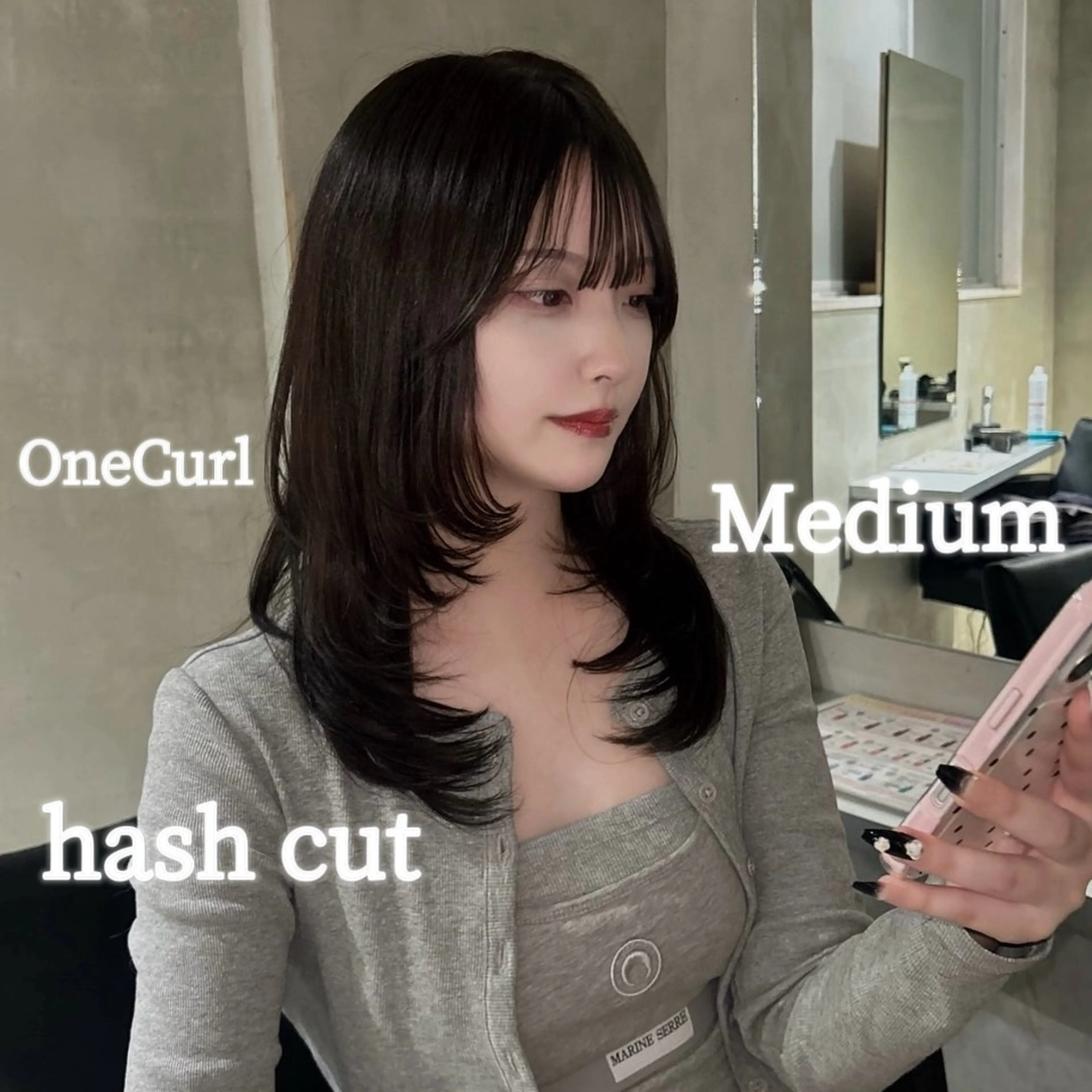 ミディアム カラー カット ヘアカラー トリートメント 透明感×韓国ヘア 🇰🇷きららのヘアスタイル