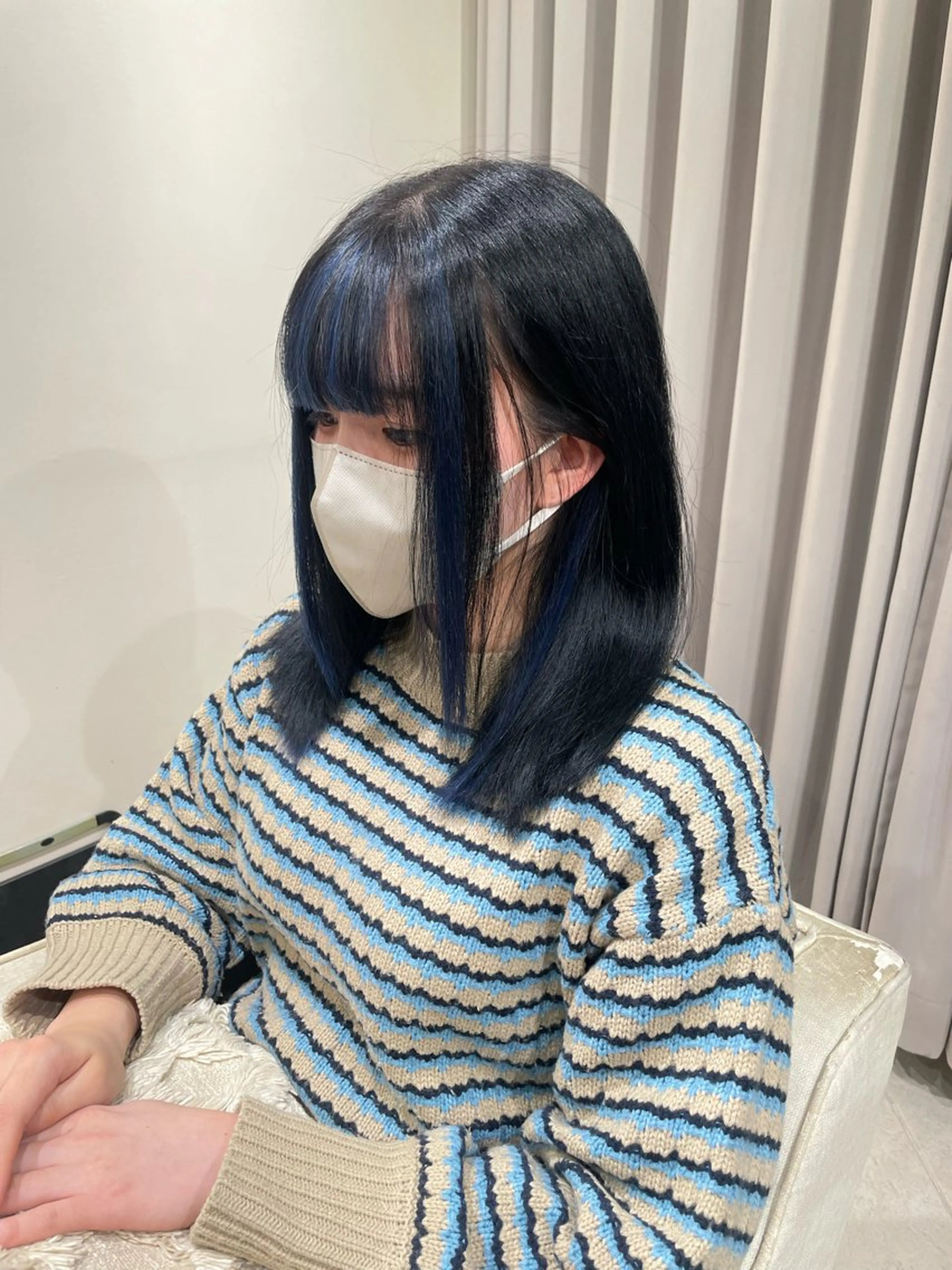 セミロング カラー シールエクステ エクステ エクステ 🦋美髪／エクステ 🦋アベイクミのヘアスタイル