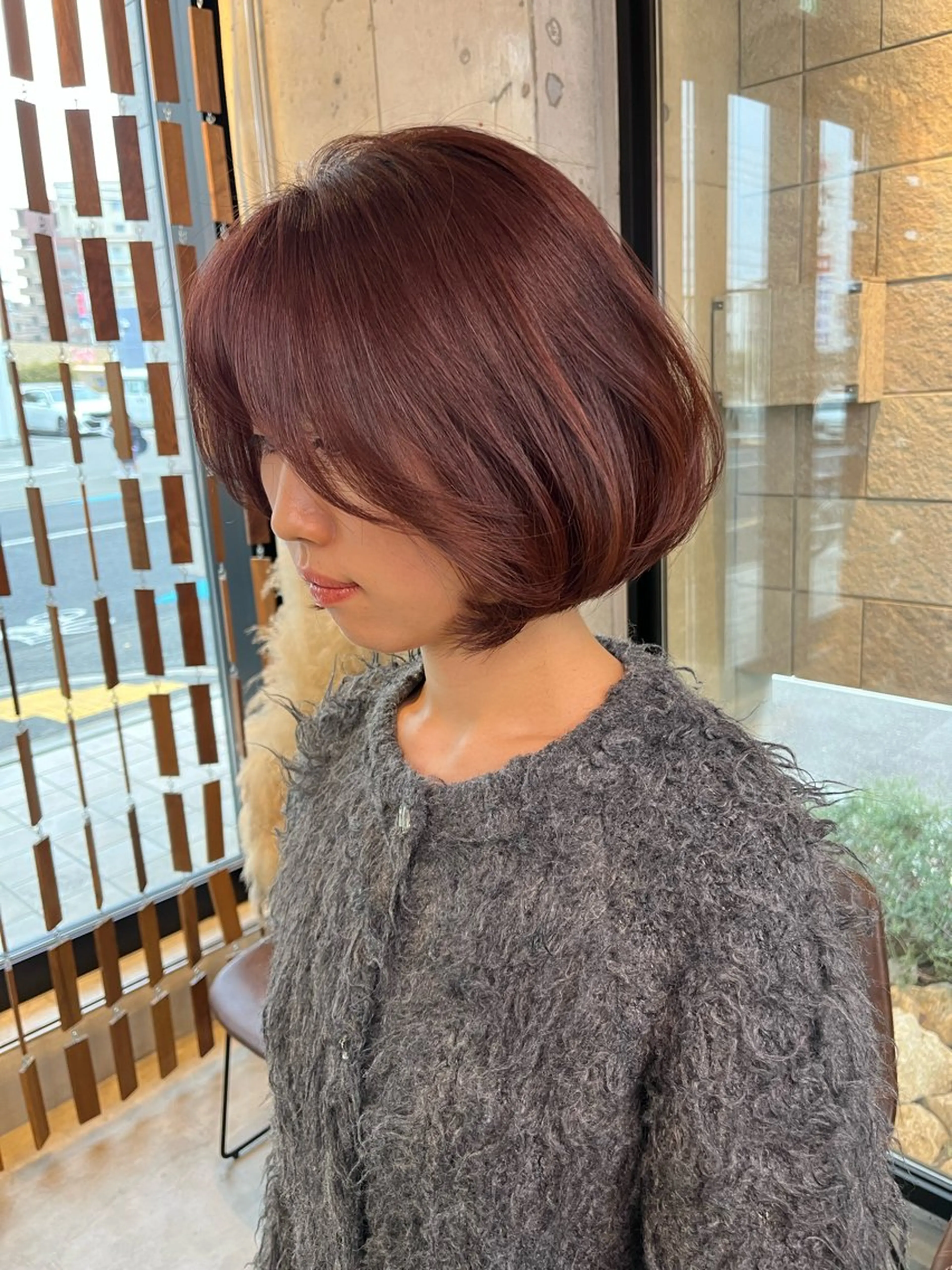 ショート カラー ボブ カット ヘアカラー トリートメント lolonois池田 /レイヤー/郷田遥のヘアスタイル