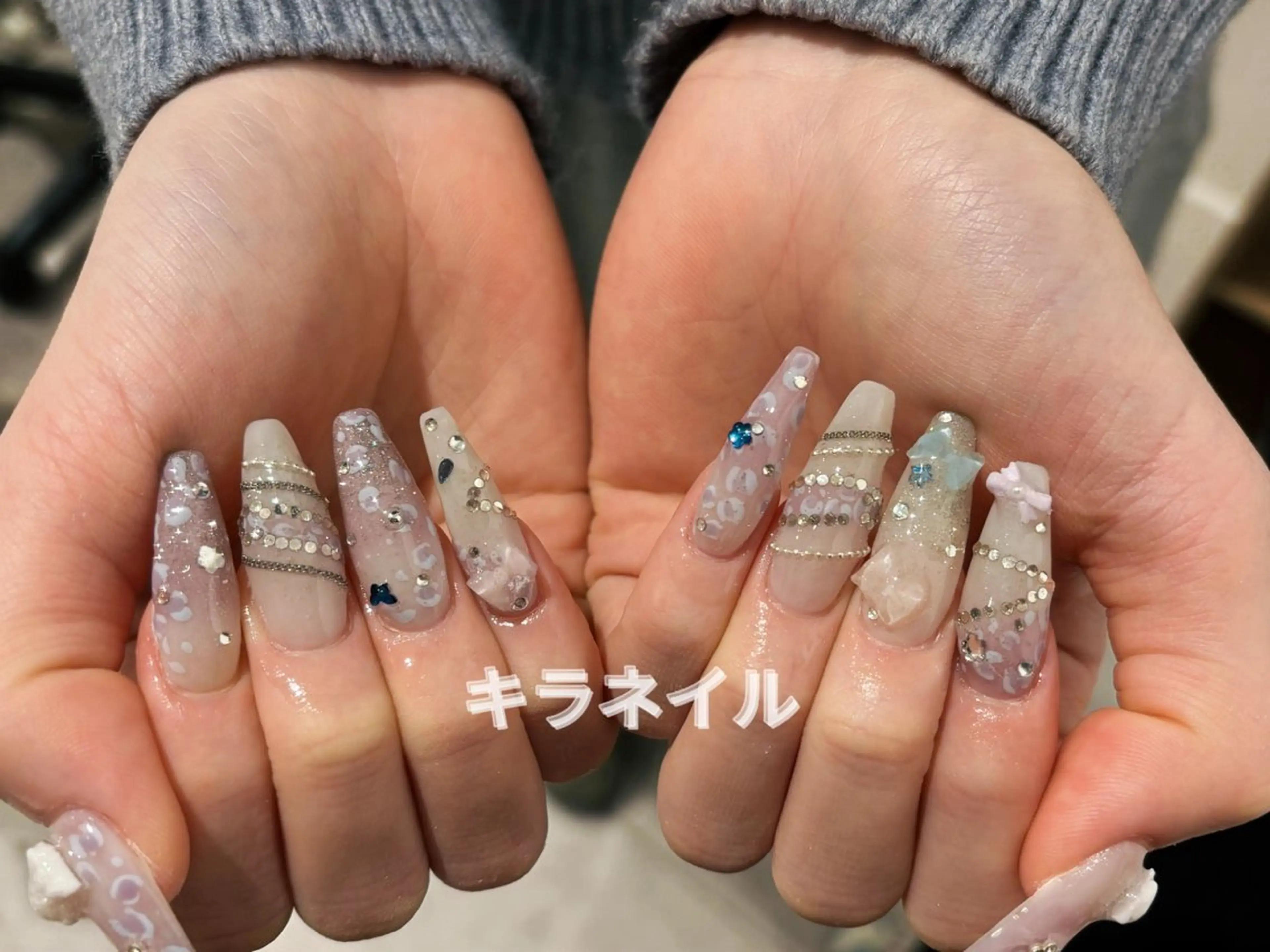 ネイル ハンドネイル 💖チップスカルプ 💖Cocoのネイルデザイン