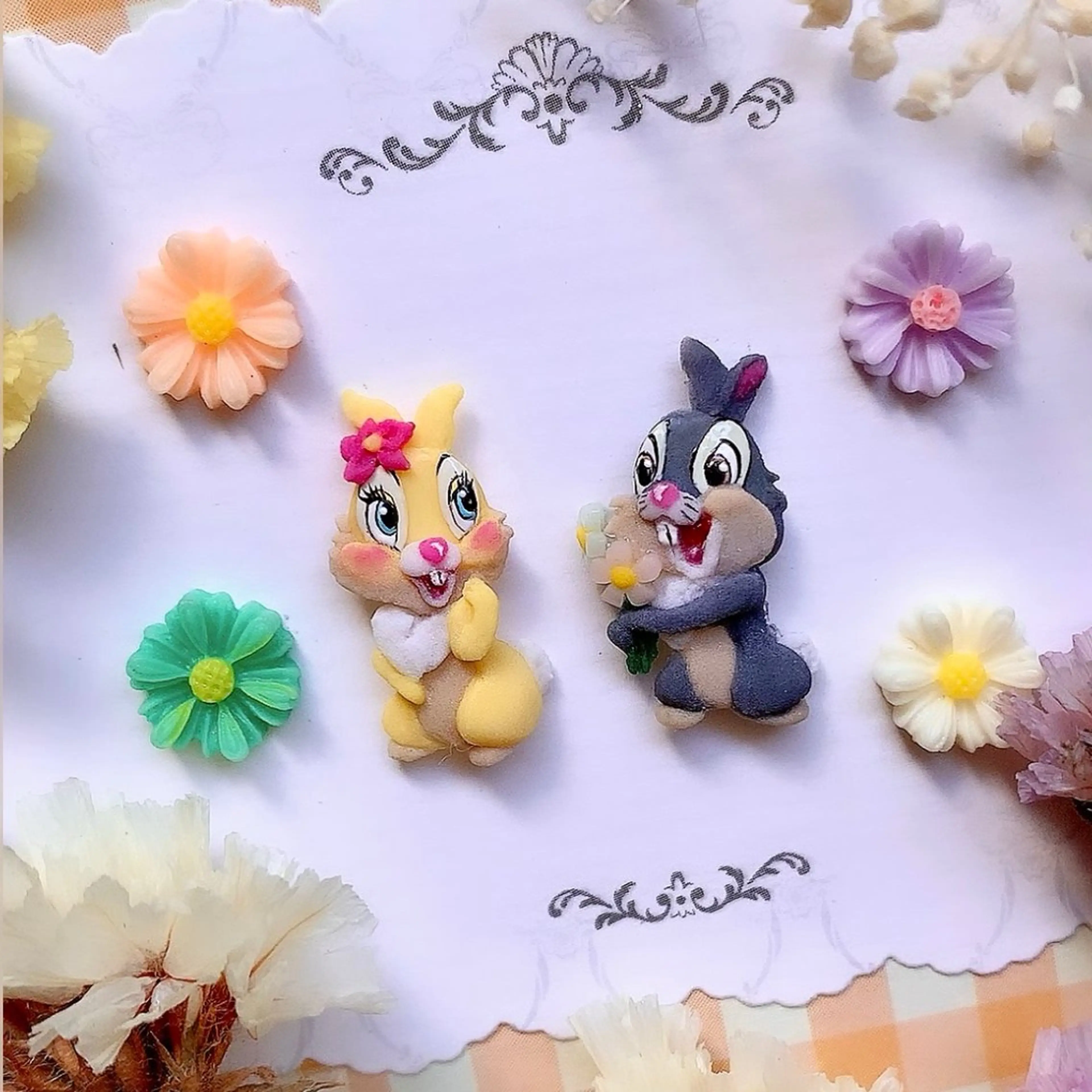 ネイル アートネイル ぷっくりネイル シェアサロンLei.g(レイジー)所属・3Dアートネイル💗 都築レナのネイルデザイン