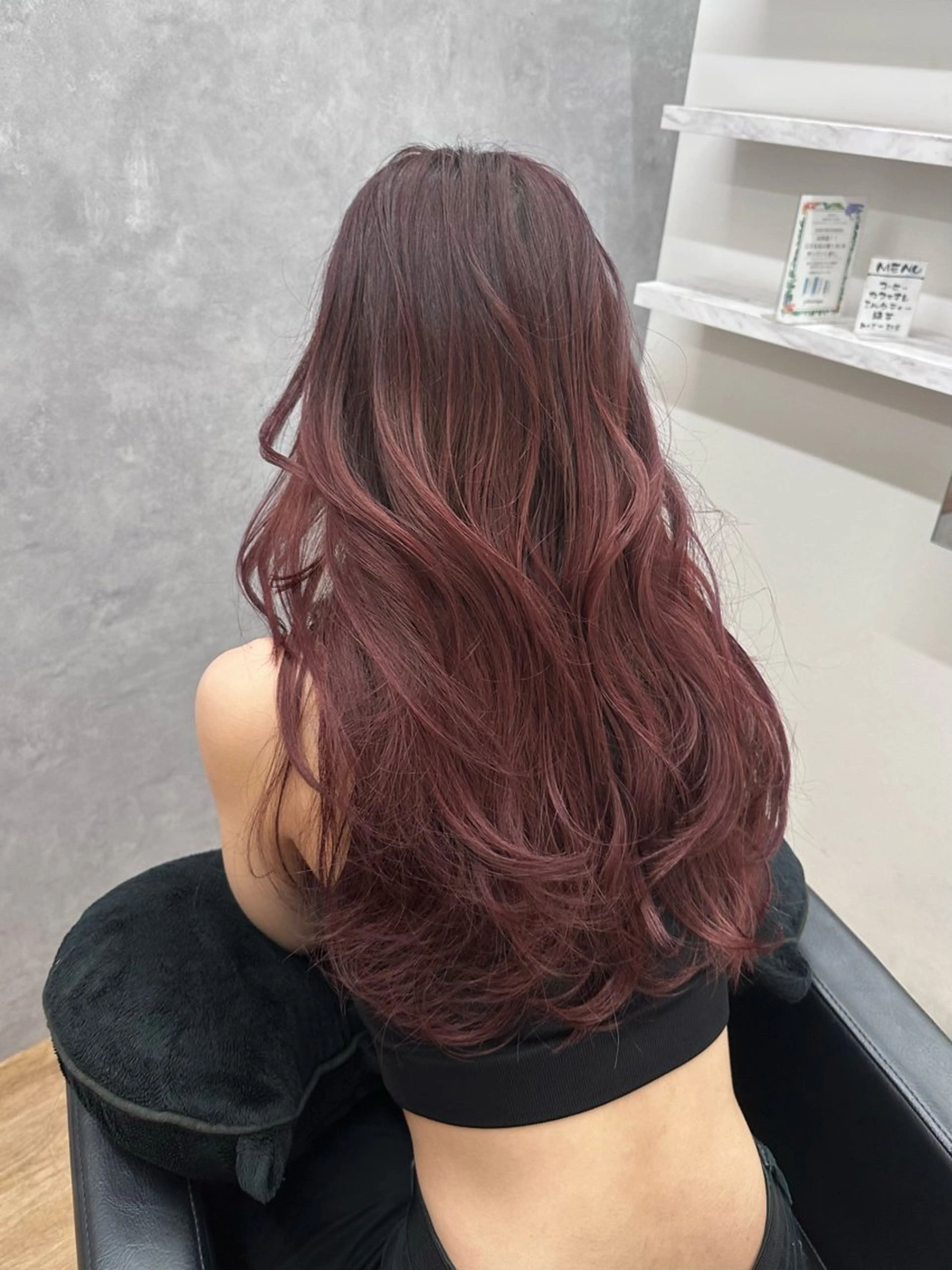 ロング 韓国ヘア/ワンホン ちひろのヘアスタイル