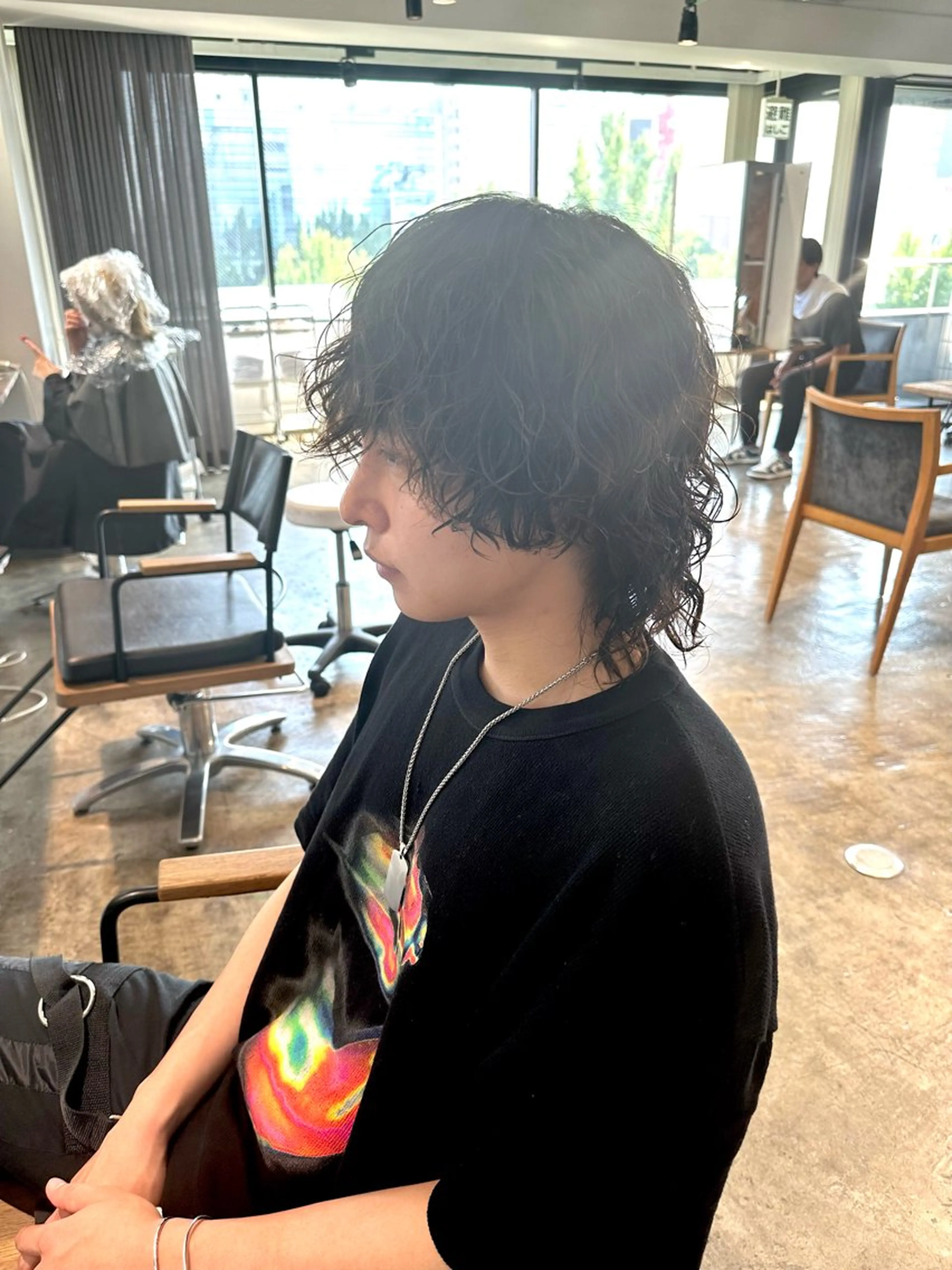 メンズ マッシュウルフ マッシュ メンズパーマ メンズツイストパーマ 波巻きパーマ カット パーマ トリートメント 骨格補正施術/メンズ 専門美容師/YUYAのヘアスタイル