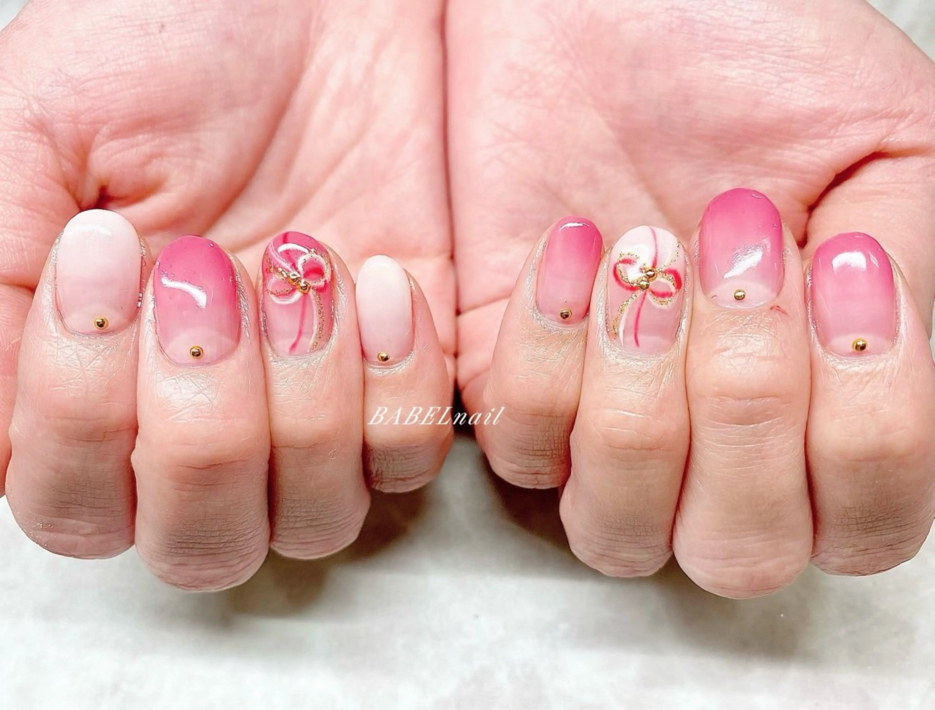 ネイル ハンドネイル BABELバベル所属・江戸川橋✨BABEL 【バベル】大人可愛いのネイルデザイン