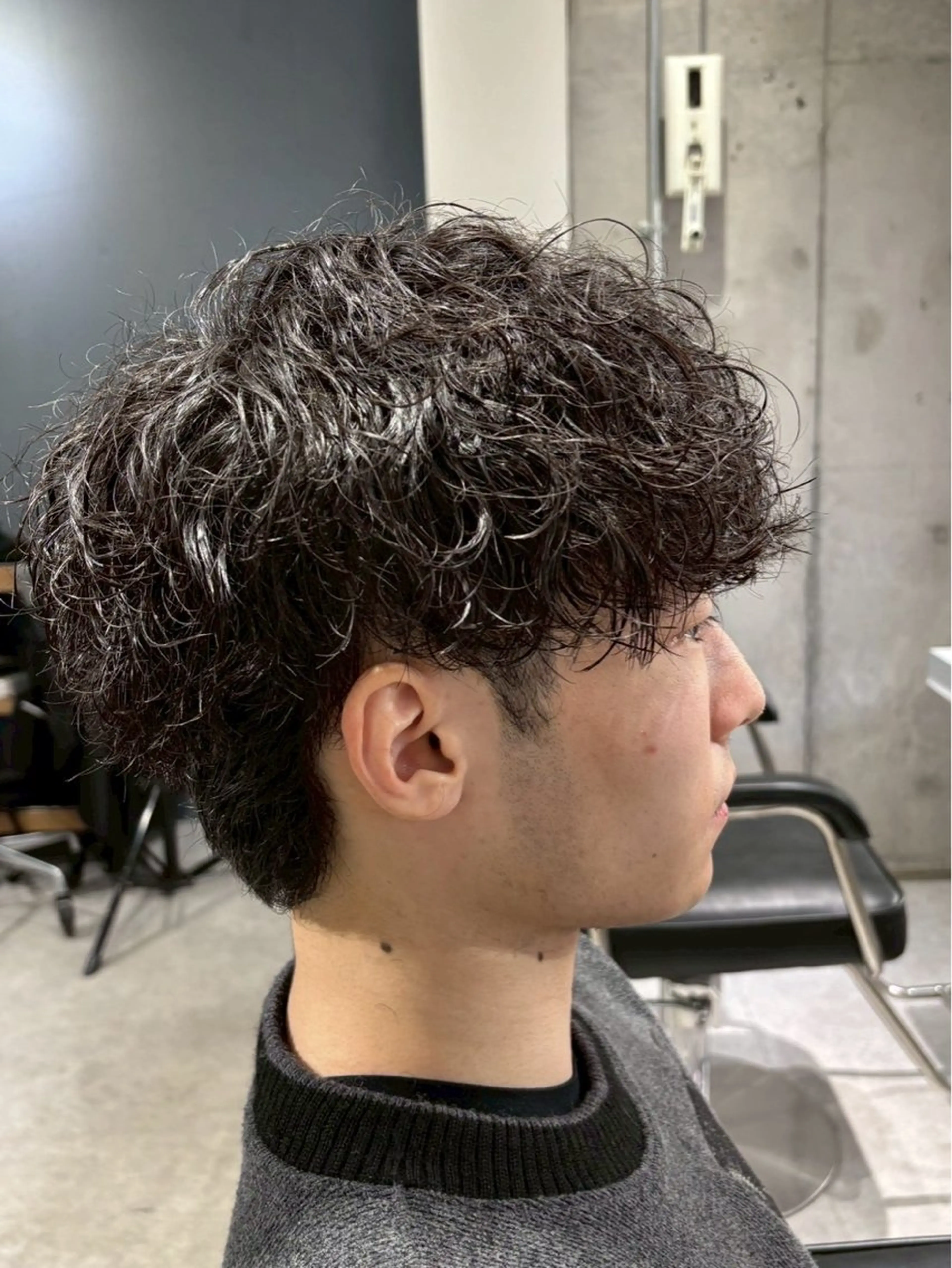 メンズ カット パーマ MEN’SsalonHYPE所属・メンズカット/布施/ 秋山　涼のヘアスタイル