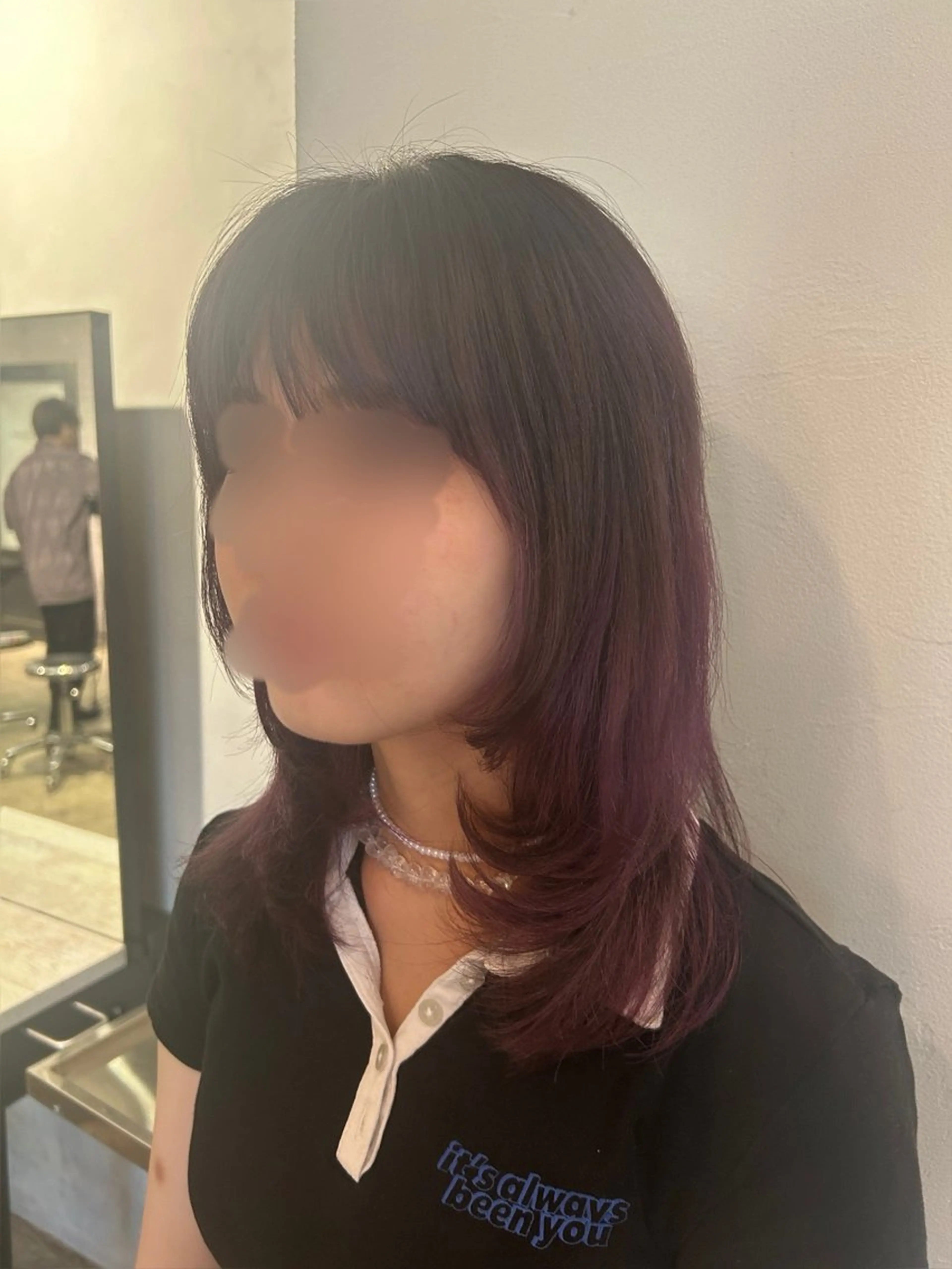 ミディアム カラー ITbyALBUM藤沢店所属・IT by ALBUM立川のヘアスタイル