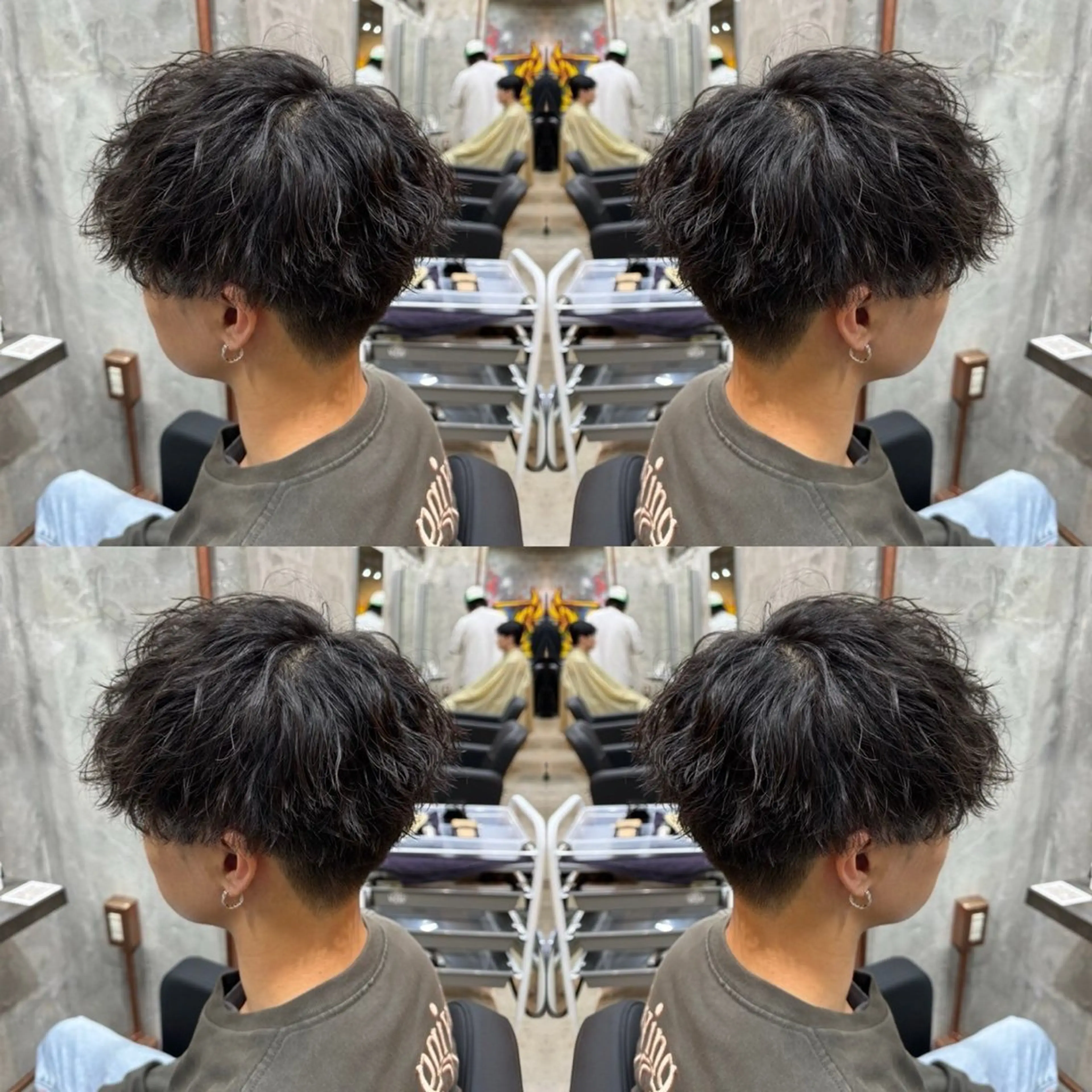 🔥minimo限定🔥メンズカット＋ツイストスパイラルパーマの写真