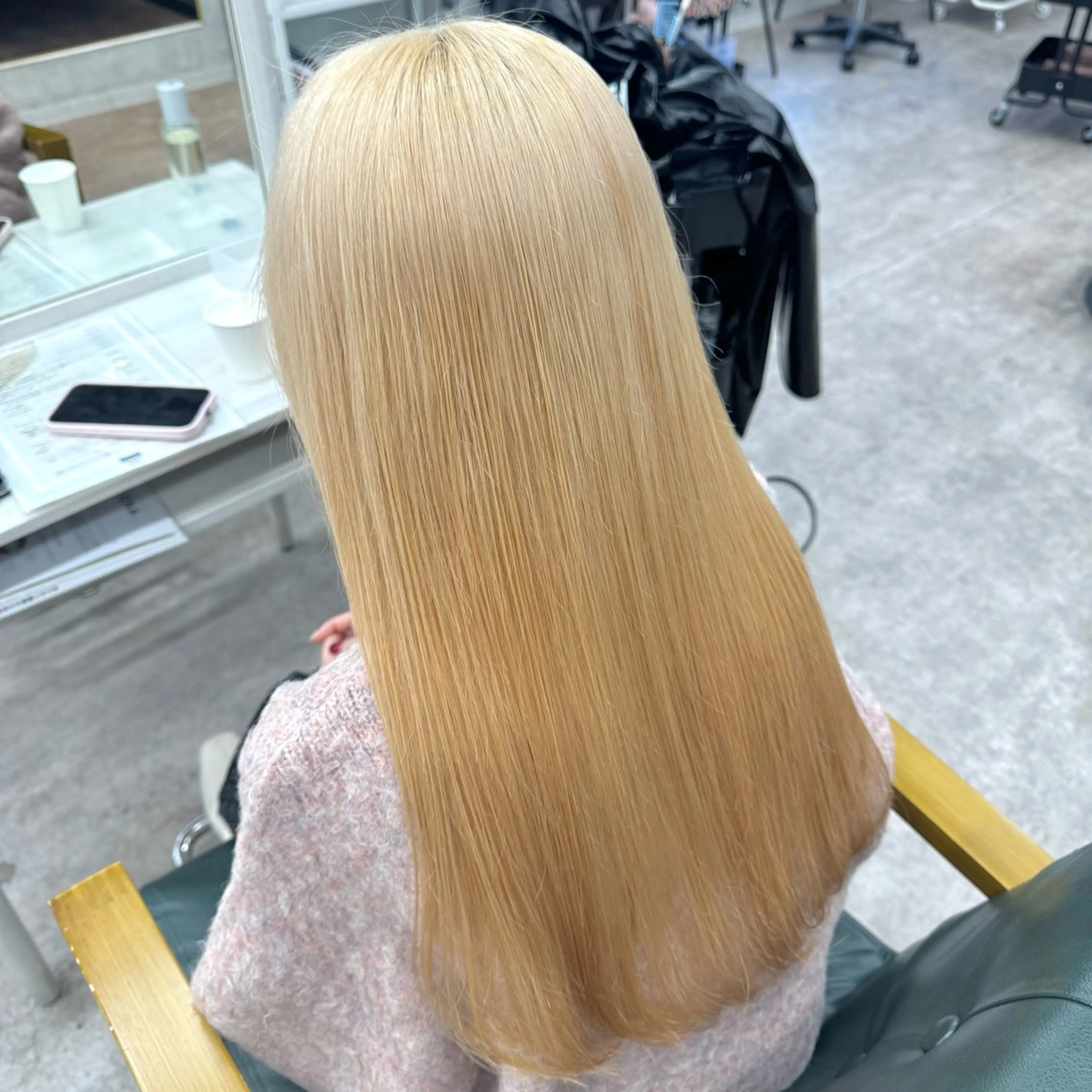 ロング カラー ヘアカラー JUNSHIN🦋 ヘアセット／カラーのヘアスタイル