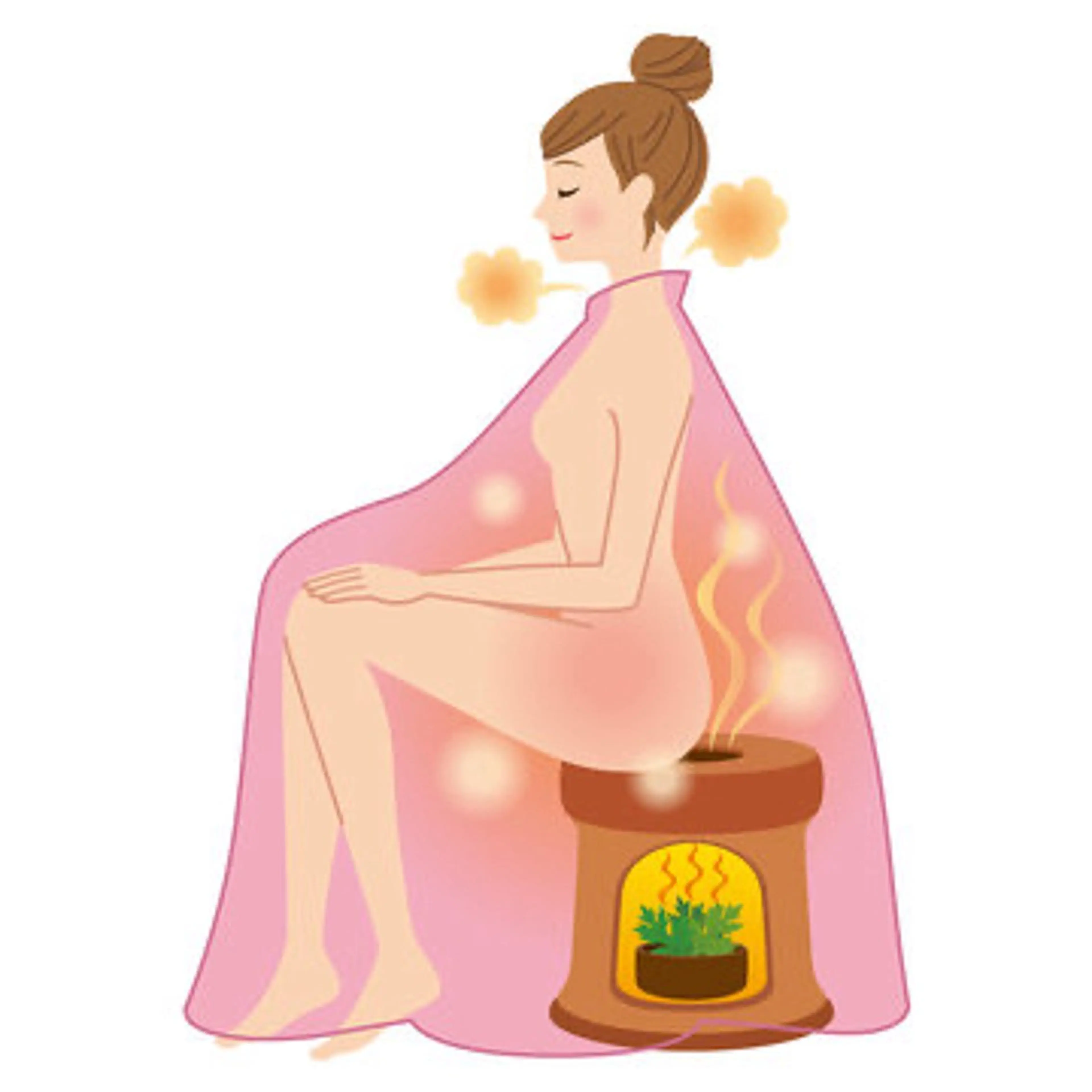 (女性)《夏バテ・冷え・肌荒れ…夏の不調に座るだけケア》温活よもぎ蒸し(30分) ¥3000の写真