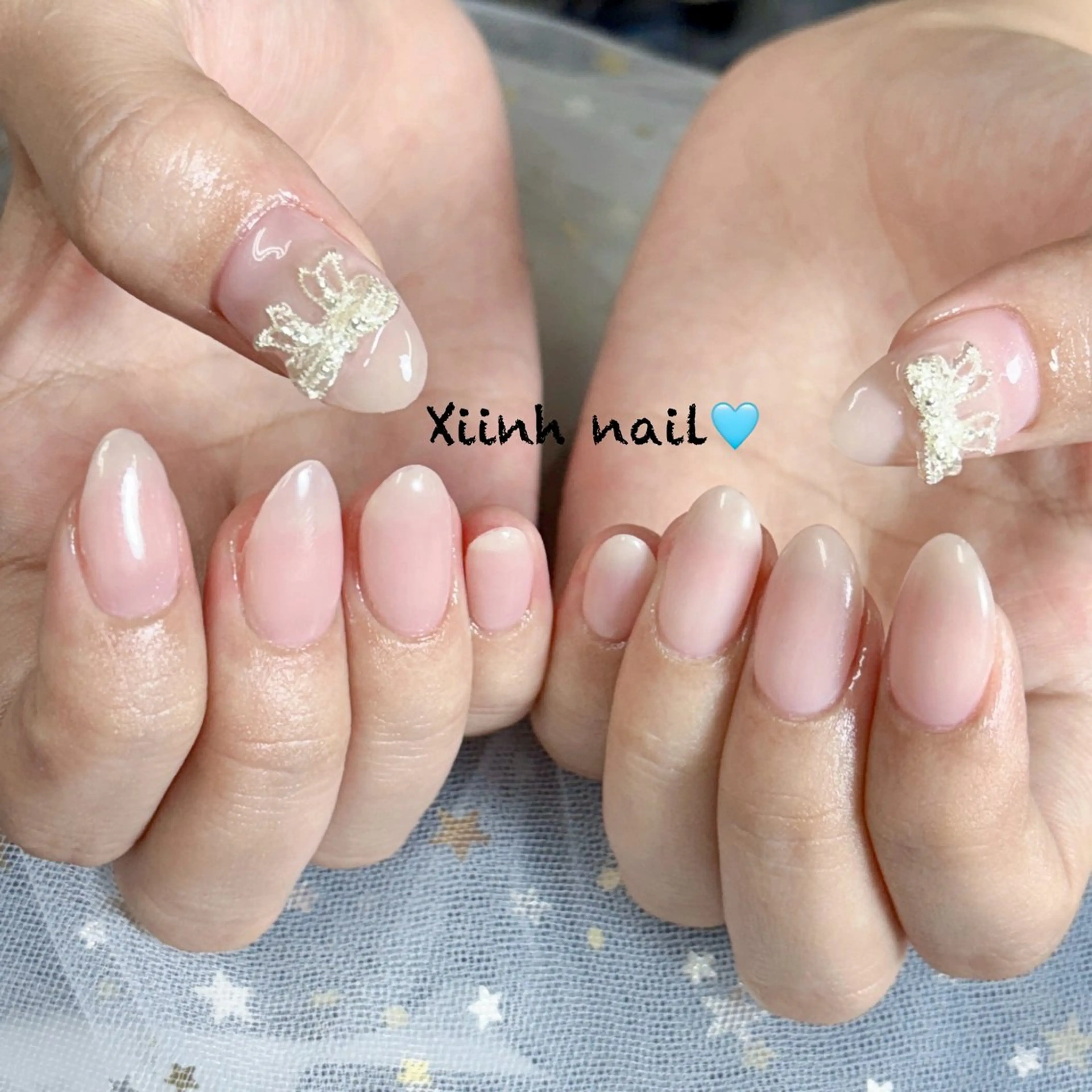 ネイル チークネイル 桜ネイル フットネイル ジェルネイル ハロウィン XIINH NAIL SALONのネイルデザイン