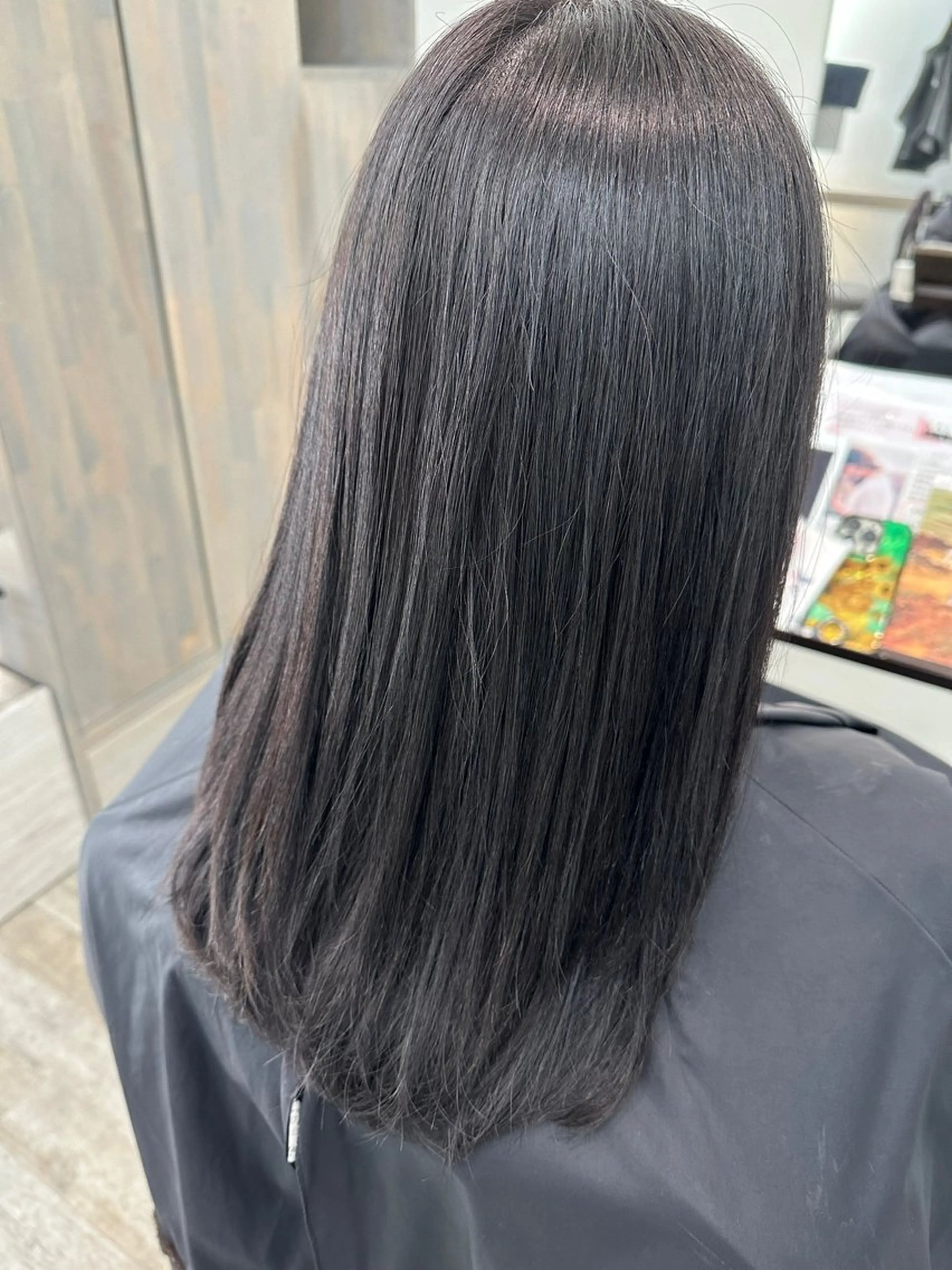 セミロング カット ヘアカラー トリートメント 佐藤 はるとのヘアスタイル