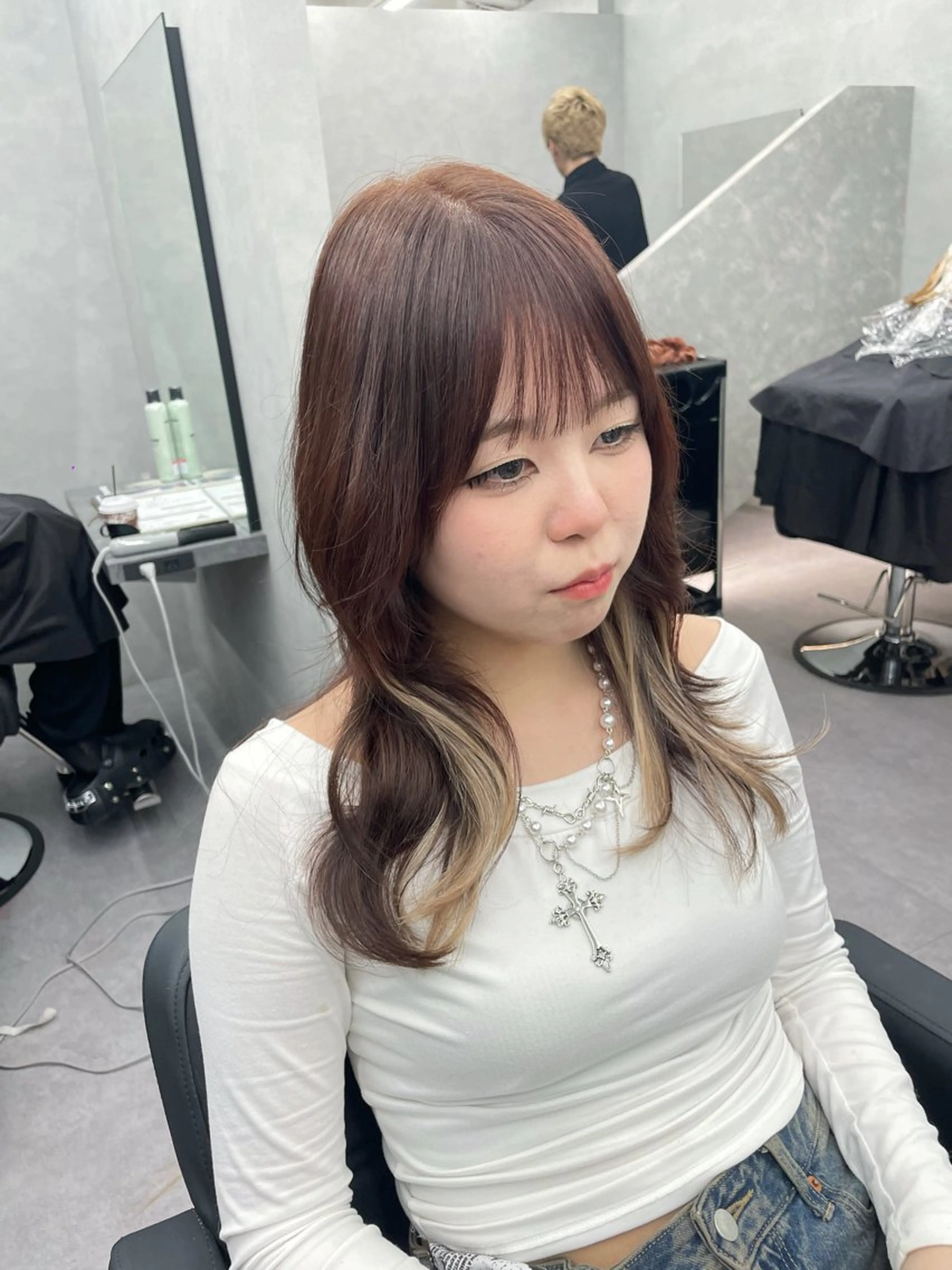 【最高級エクステ使用✨️】インナーカラー20本+カット+シャンプーブロー❣️の写真