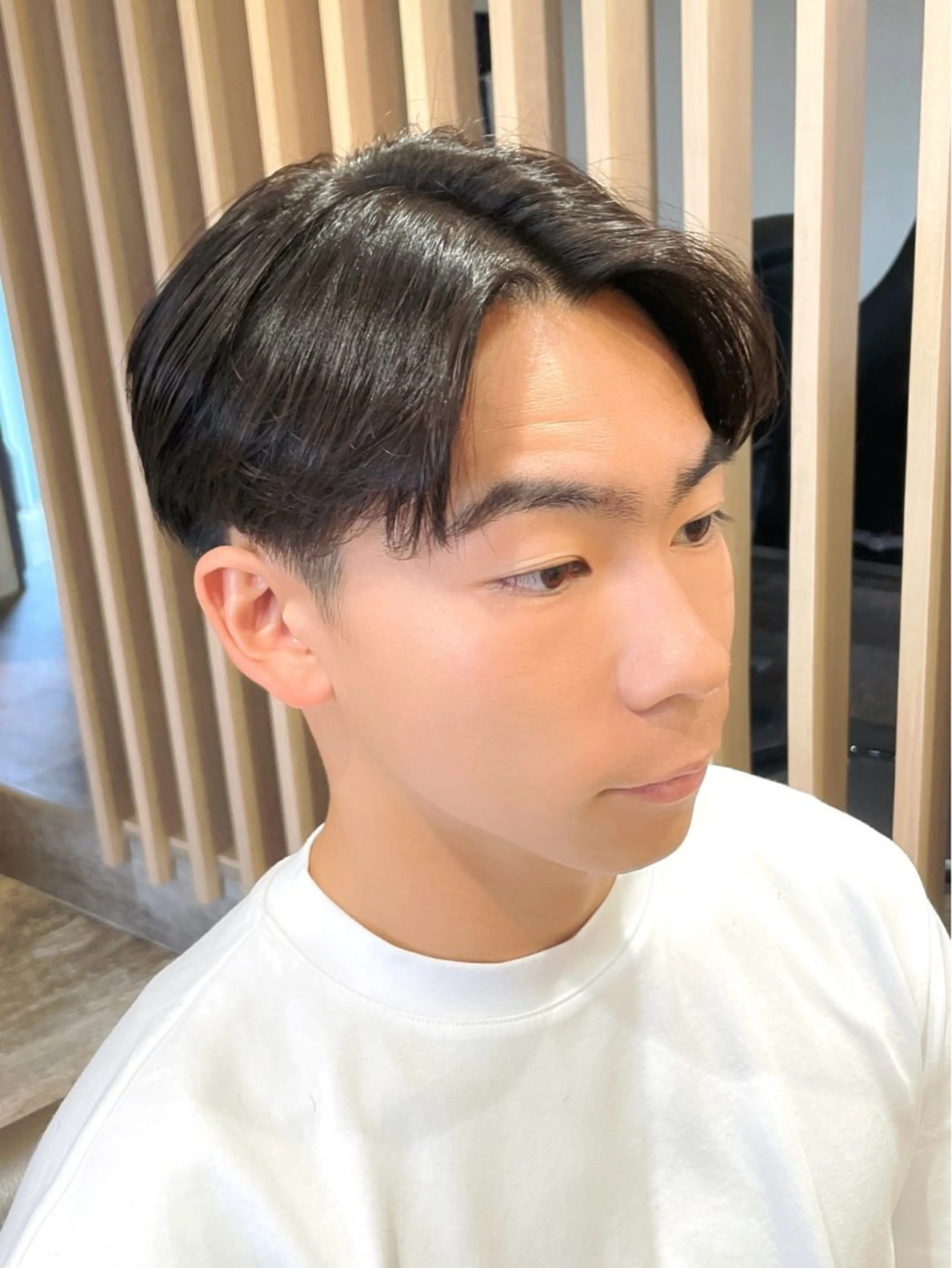 メンズ メンズパーマ カット パーマ 匠メンズショート✖️ アップバングNoroのヘアスタイル