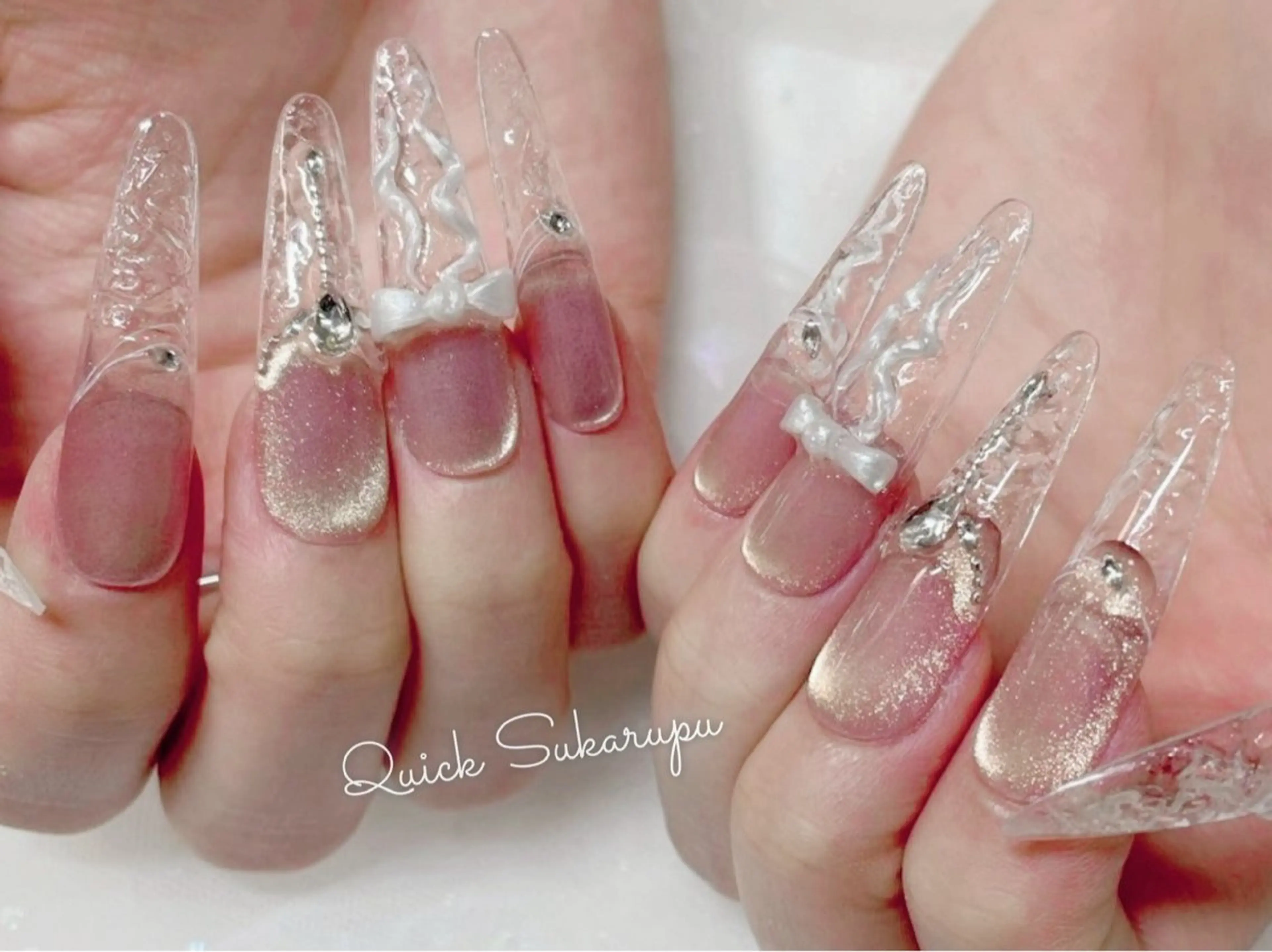 ネイル ハンドネイル Quick Sukarupu新宿のネイルデザイン
