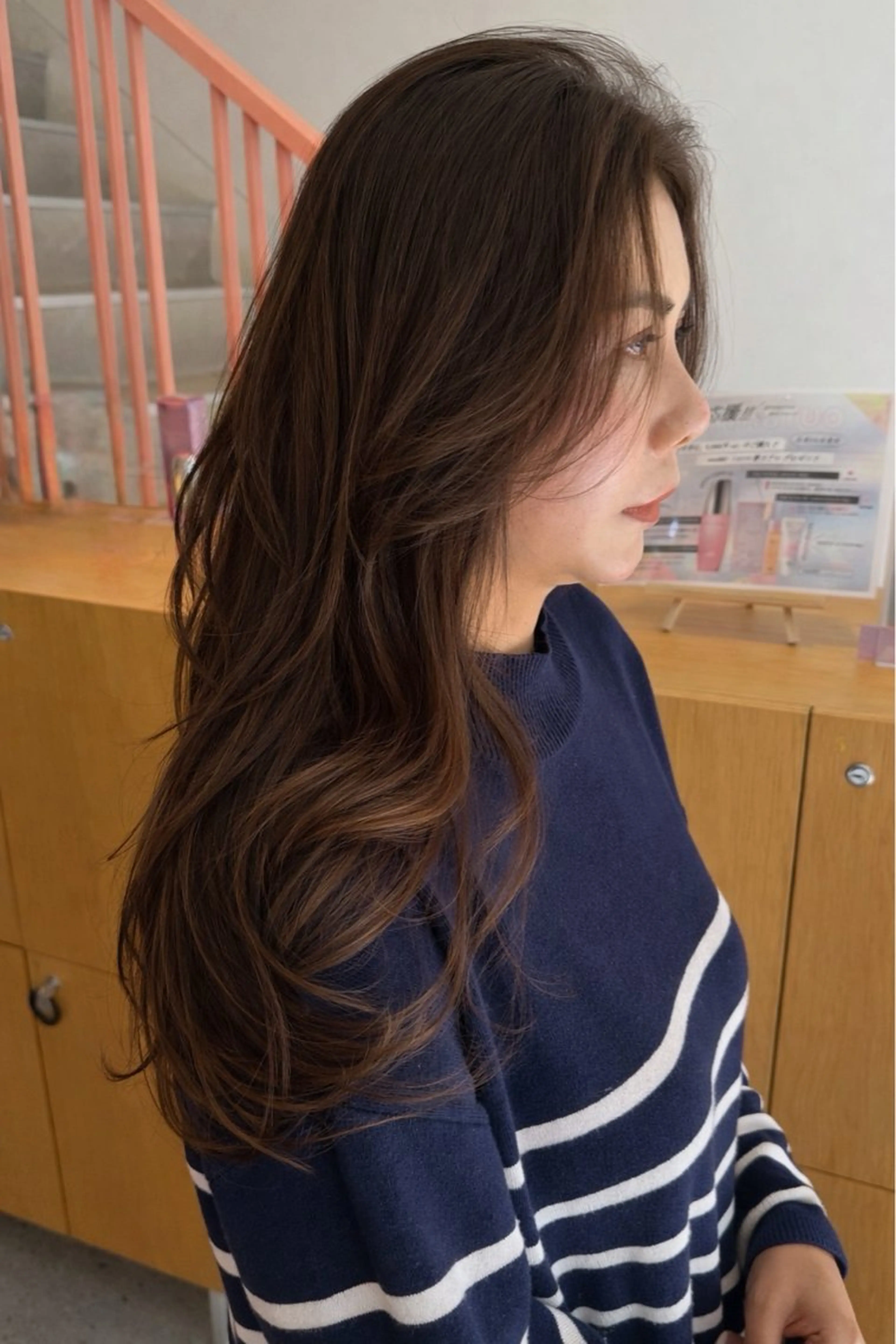 ロング レイヤーカット トリートメント SALOWIN銀座RAYⅡ所属・銀座/髪質改善 /Sayakaのヘアスタイル