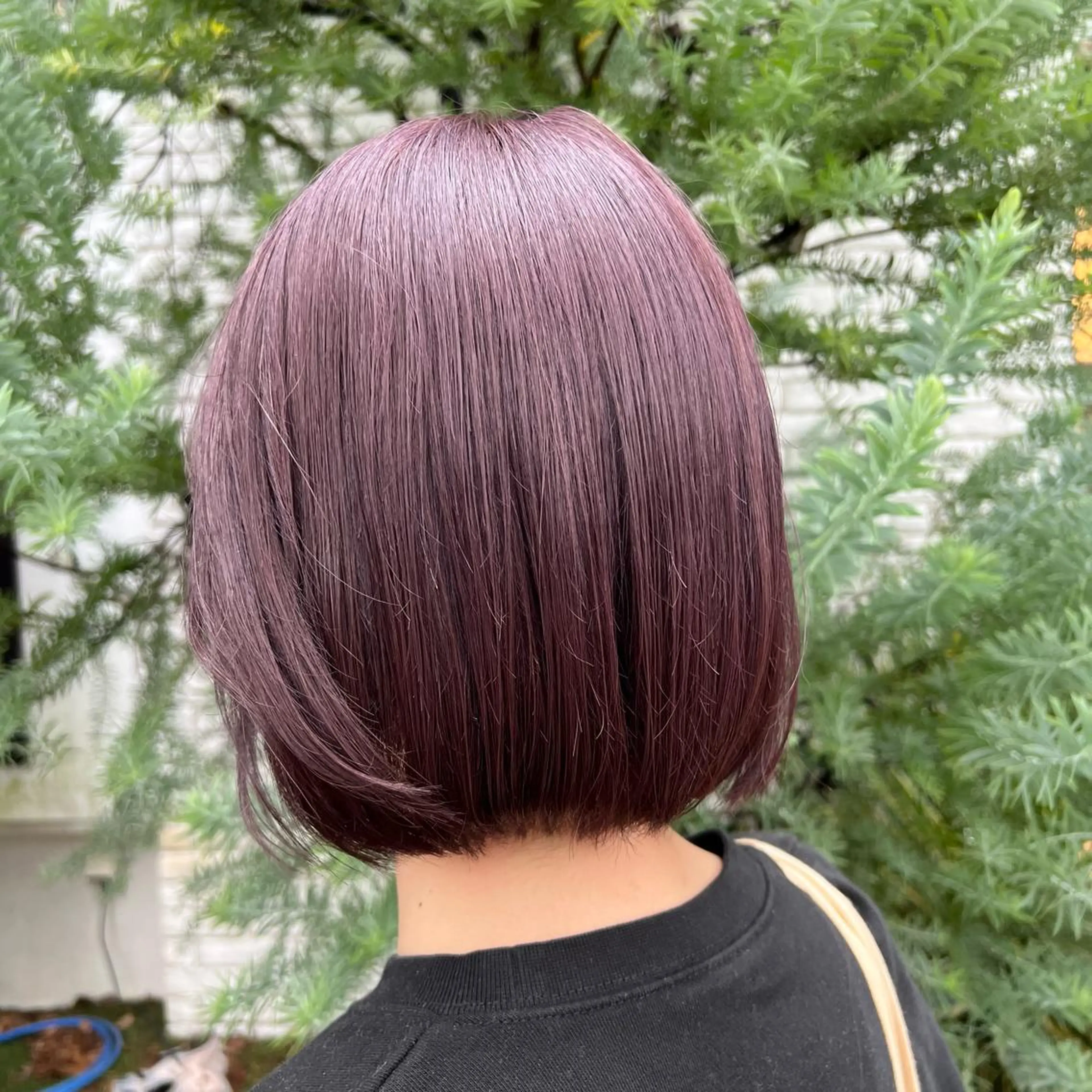 ショート カラー ブリーチ 透明感カラー バイオレットカラー incanto by hands所属・鹿児島美容室 NATSUKIのヘアスタイル