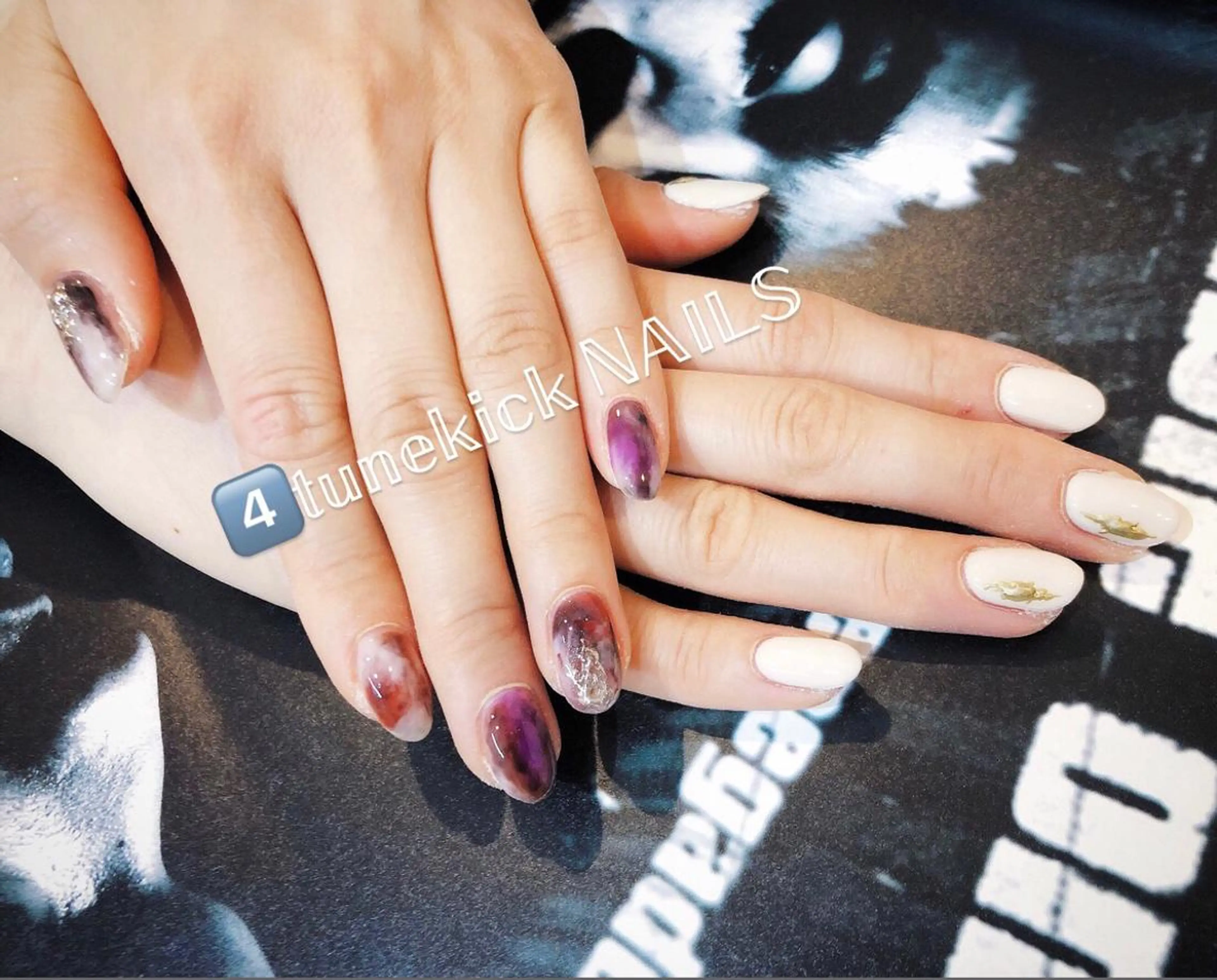 ネイル ニュアンスネイル 4tunekick NAILS(フォーチュンキックネイルズ)所属・光森 淳子のネイルデザイン