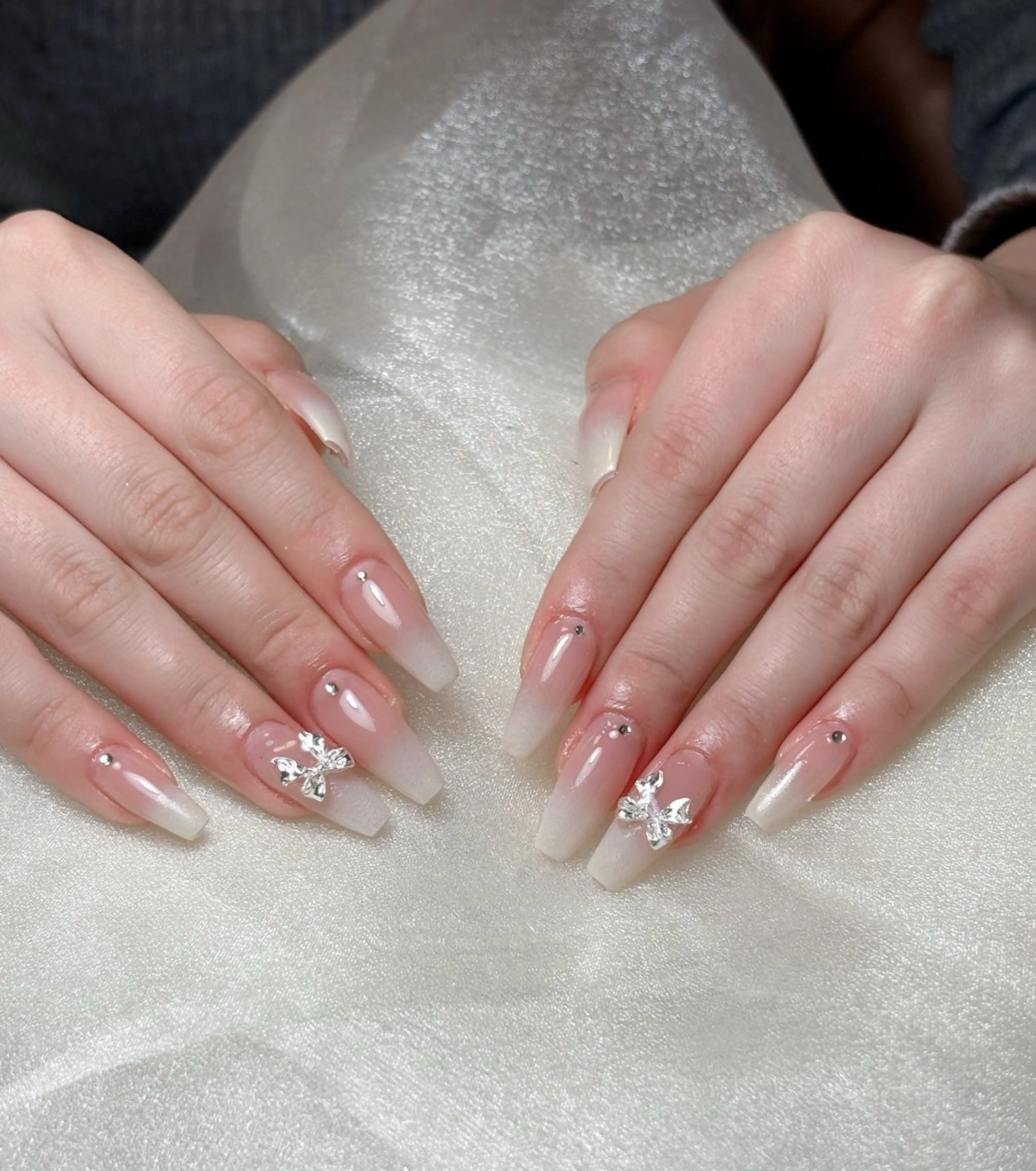 長さだし💅+🎀ベビーブーマー🎀+パーツ2個💎の写真