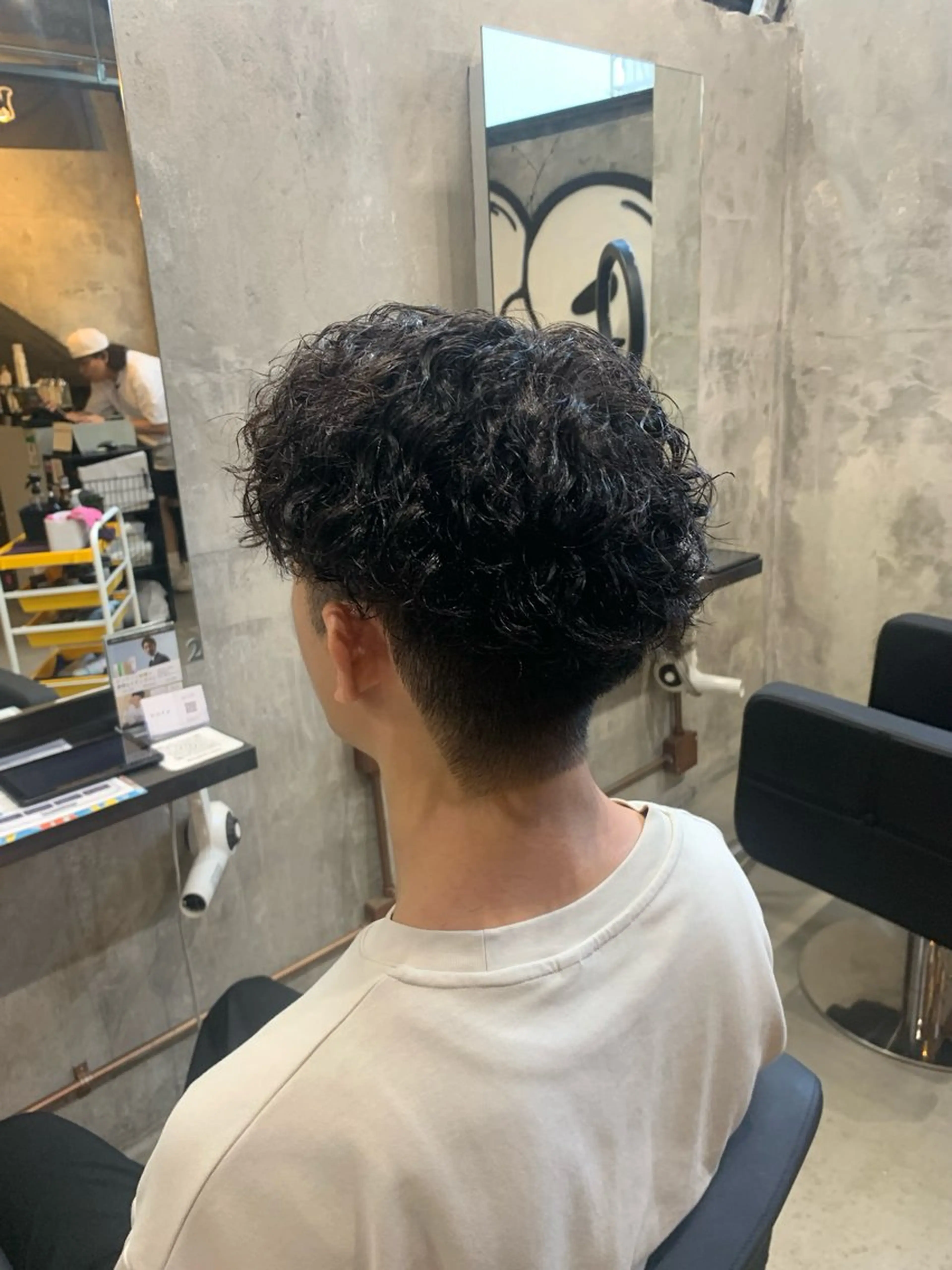 パーマ メンズ マッシュ メンズパーマ ツイストスパイラルパーマ スパイラルパーマ カット パーマ ⚡️メンズパーマ特化 mens支持◎/忠地のヘアスタイル