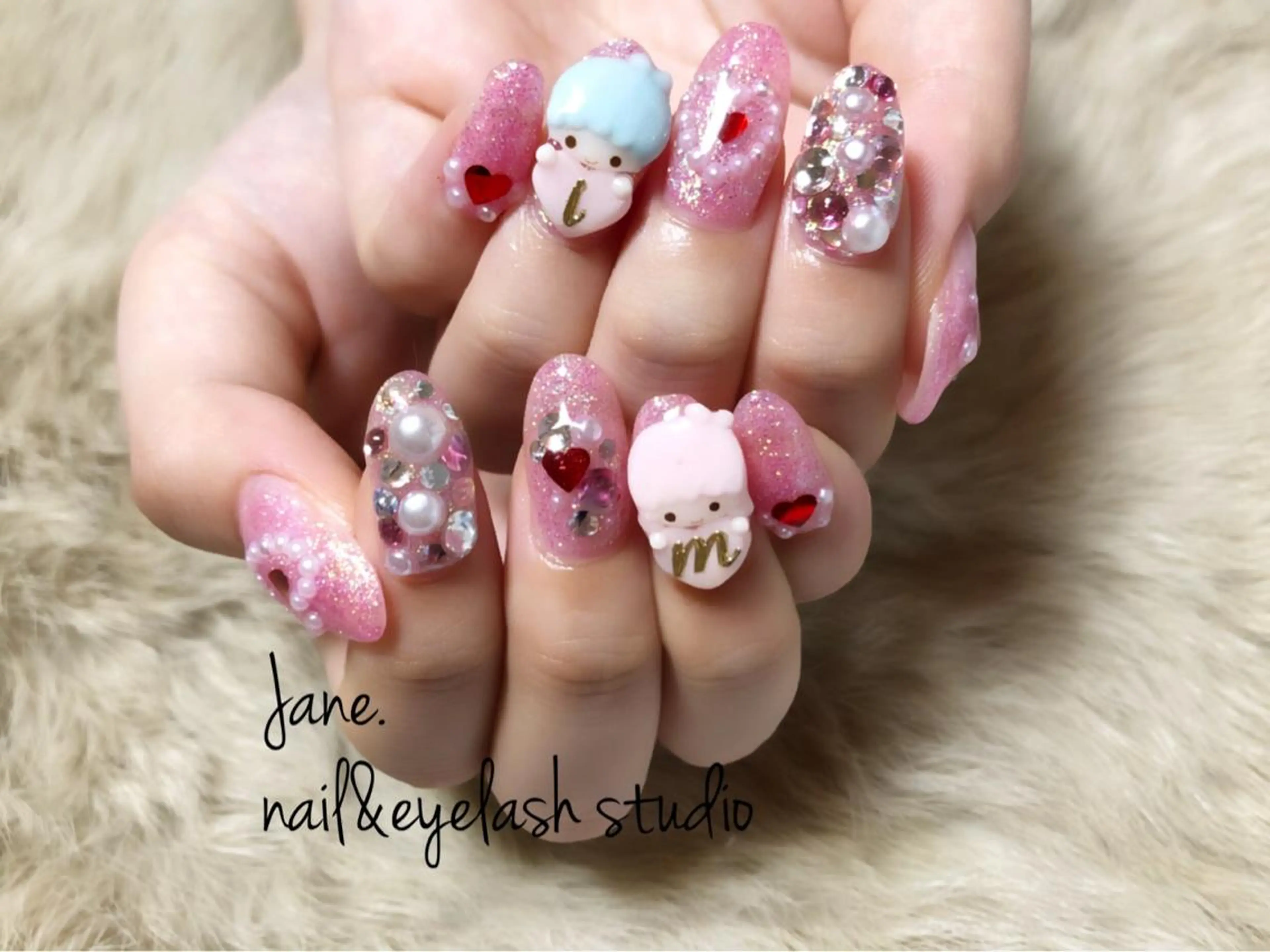 セミロング ネイル Yakko pas á pasのネイルデザイン