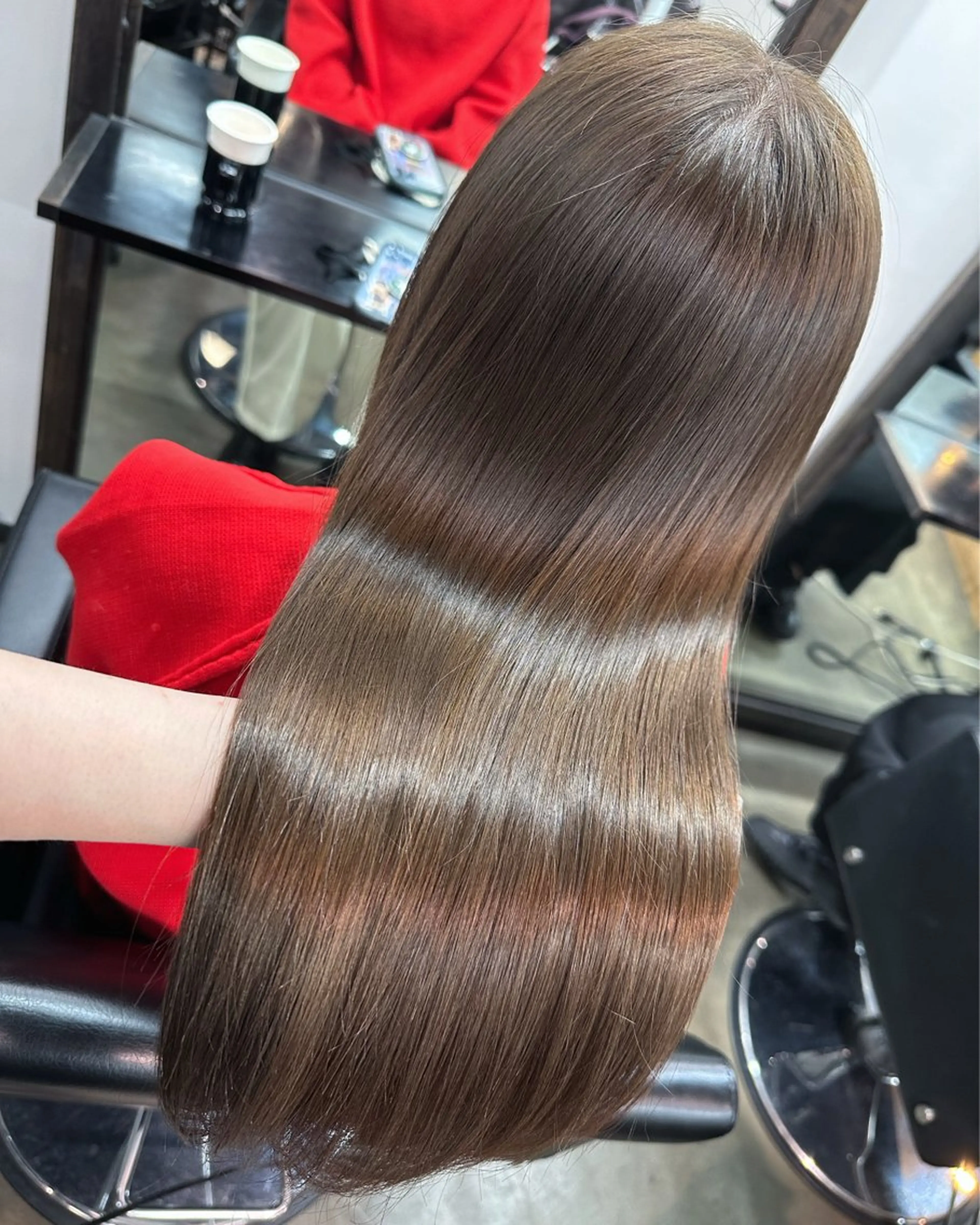 セミロング カラー カット ヘアカラー トリートメント 🫧シールエクステ/ 艶カラー🫧アサミ️のヘアスタイル