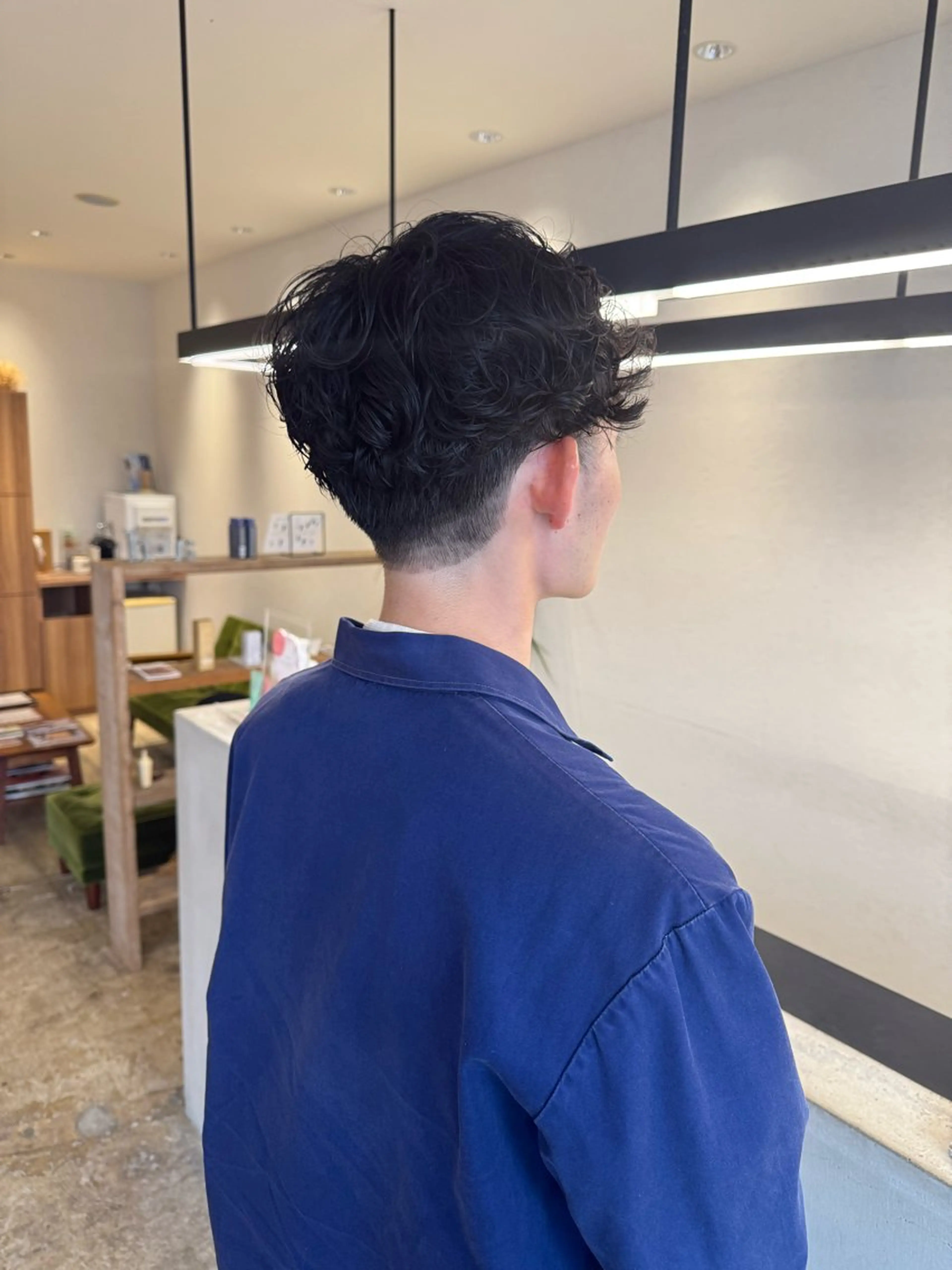 メンズ メンズパーマ カット パーマ 小宮山 桃加のヘアスタイル