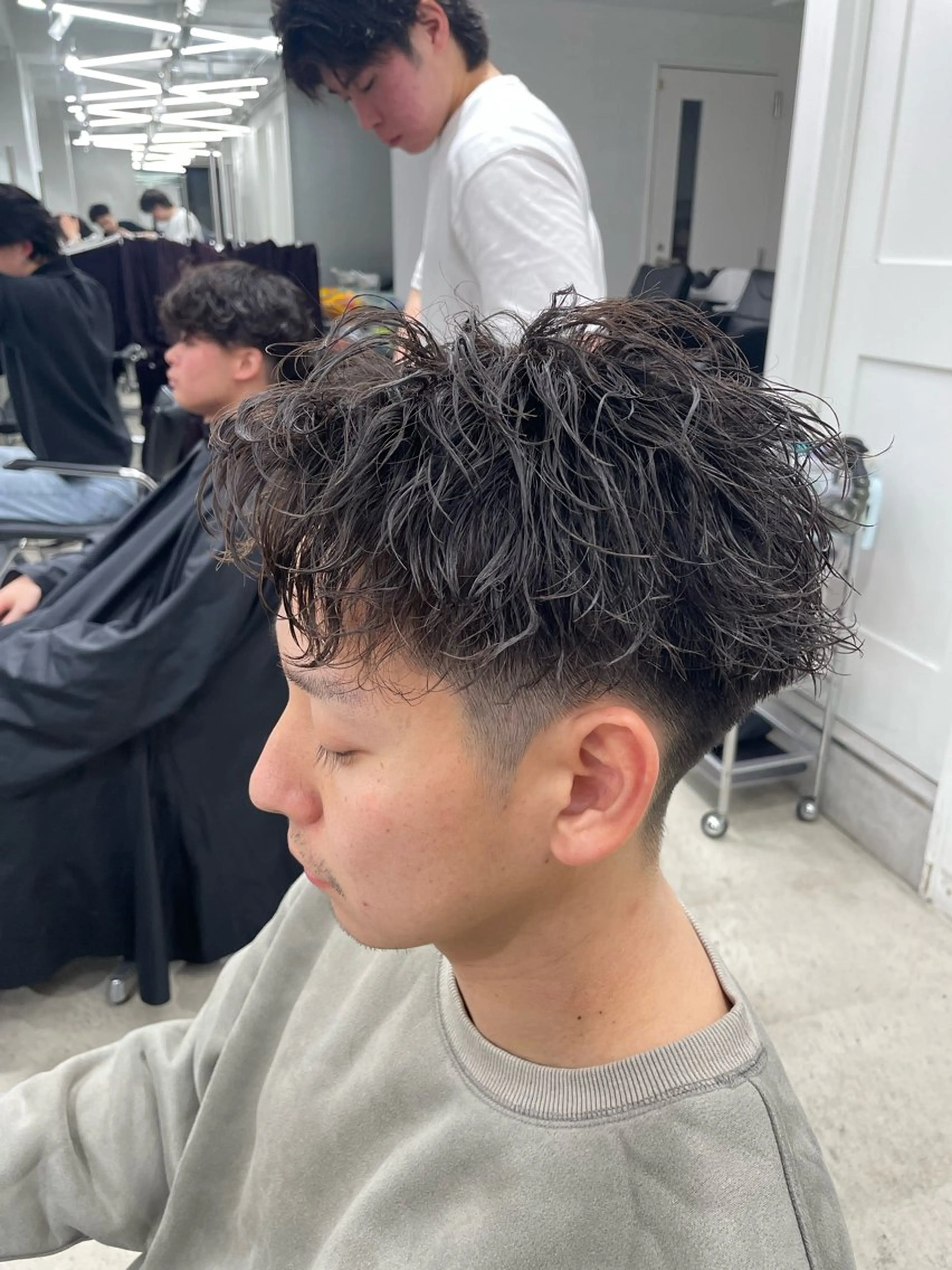 パーマ メンズ カット パーマ メンズパーマ/名駅 /kyogo🦔のヘアスタイル