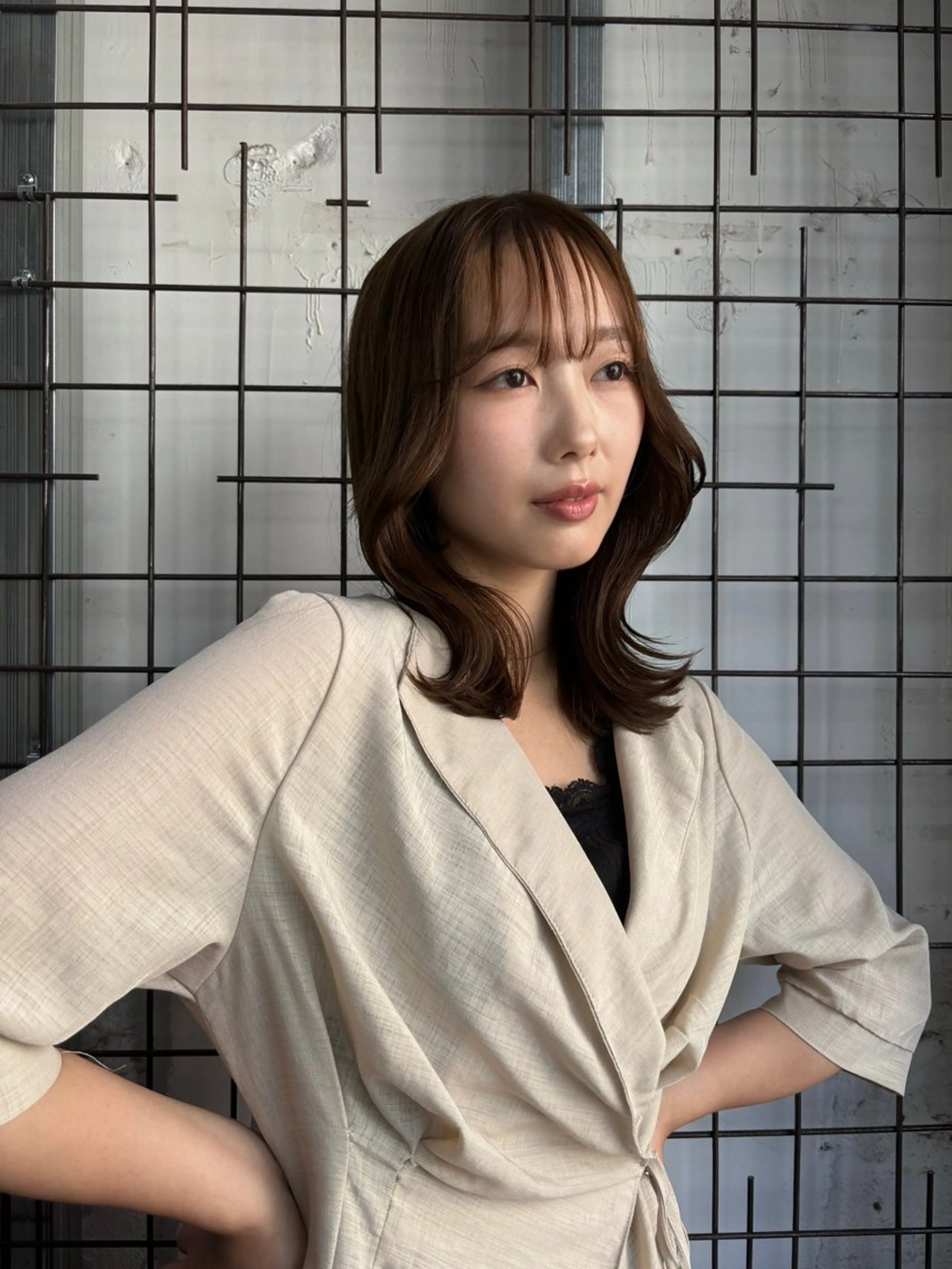 カラー カット ヘアカラー AYANE 韓国ヘア /レイヤーカットのヘアスタイル