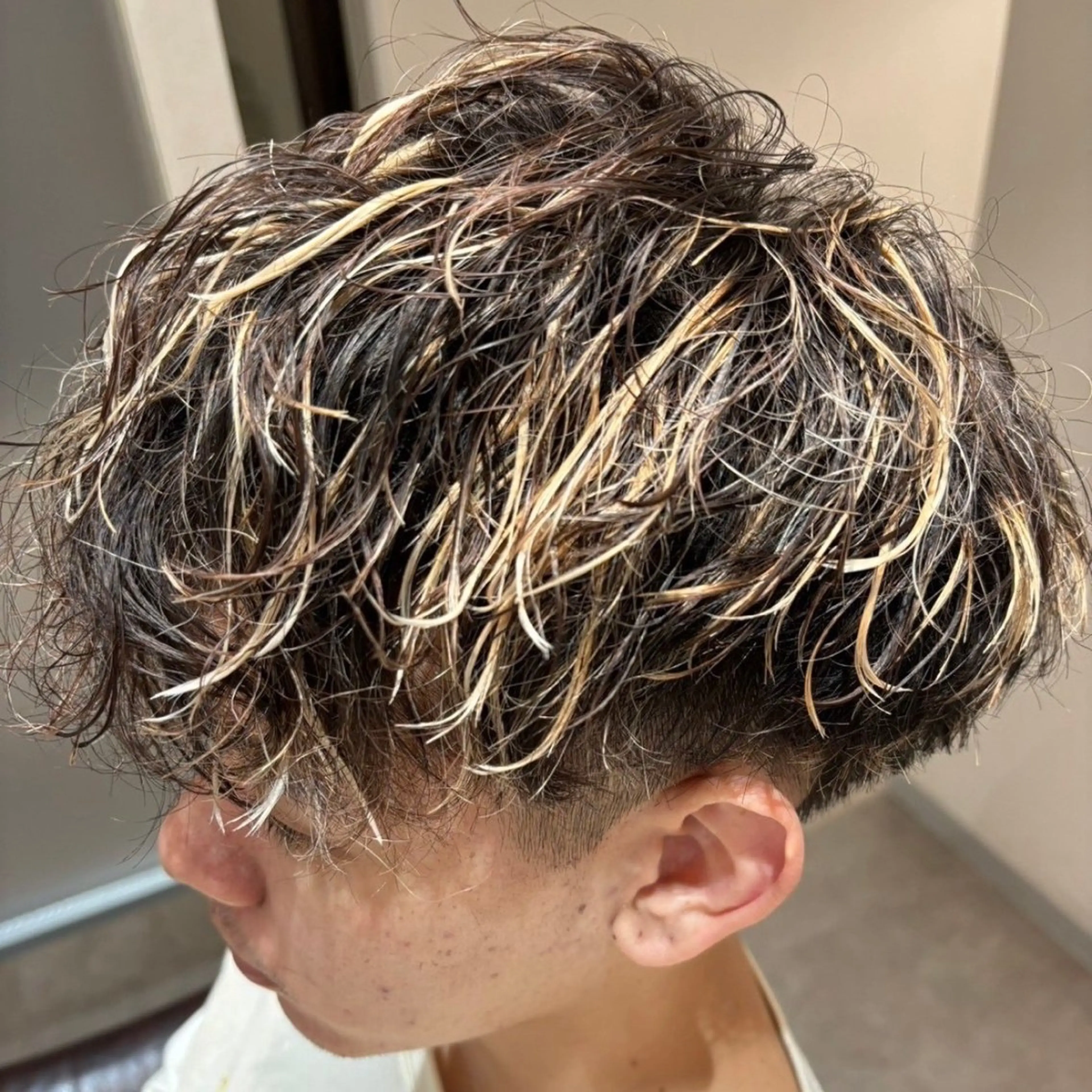 メンズ カット パーマ RUKA👱🏻 メンズカットパーマのヘアスタイル